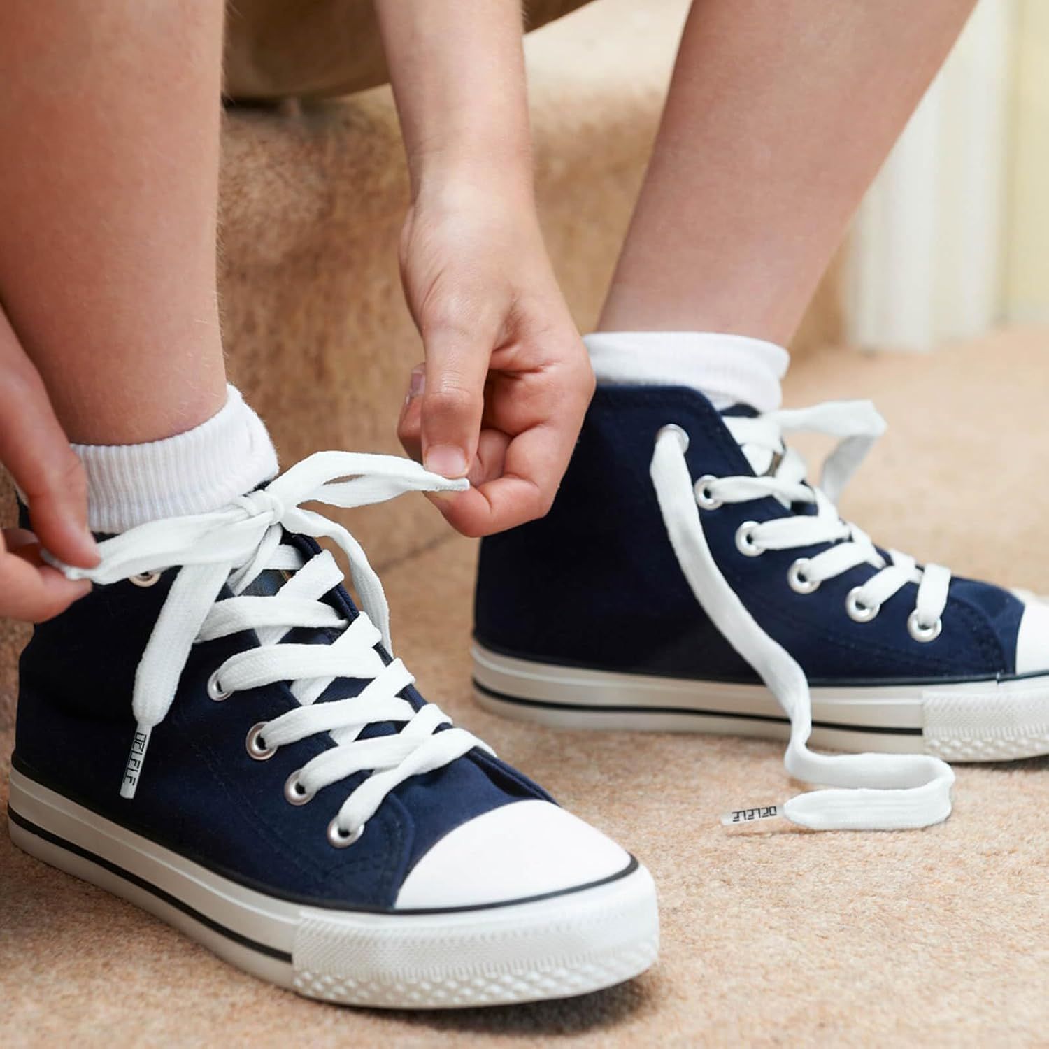 Sneakers lat Shoe Laces: 2/5 Inches Wide Athletic Replacement Shoelaces