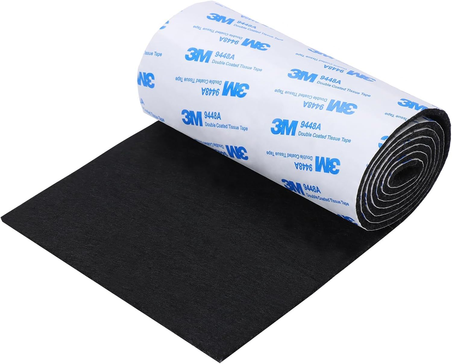 elt urniture Pads, Non Slip Sel Adhesive Cuttable elt Tape Black Heavy Duty elts Strip Roll or Protecting Hardwood loors Chair Wall Protector 40 x 5 x 0.12 Inch