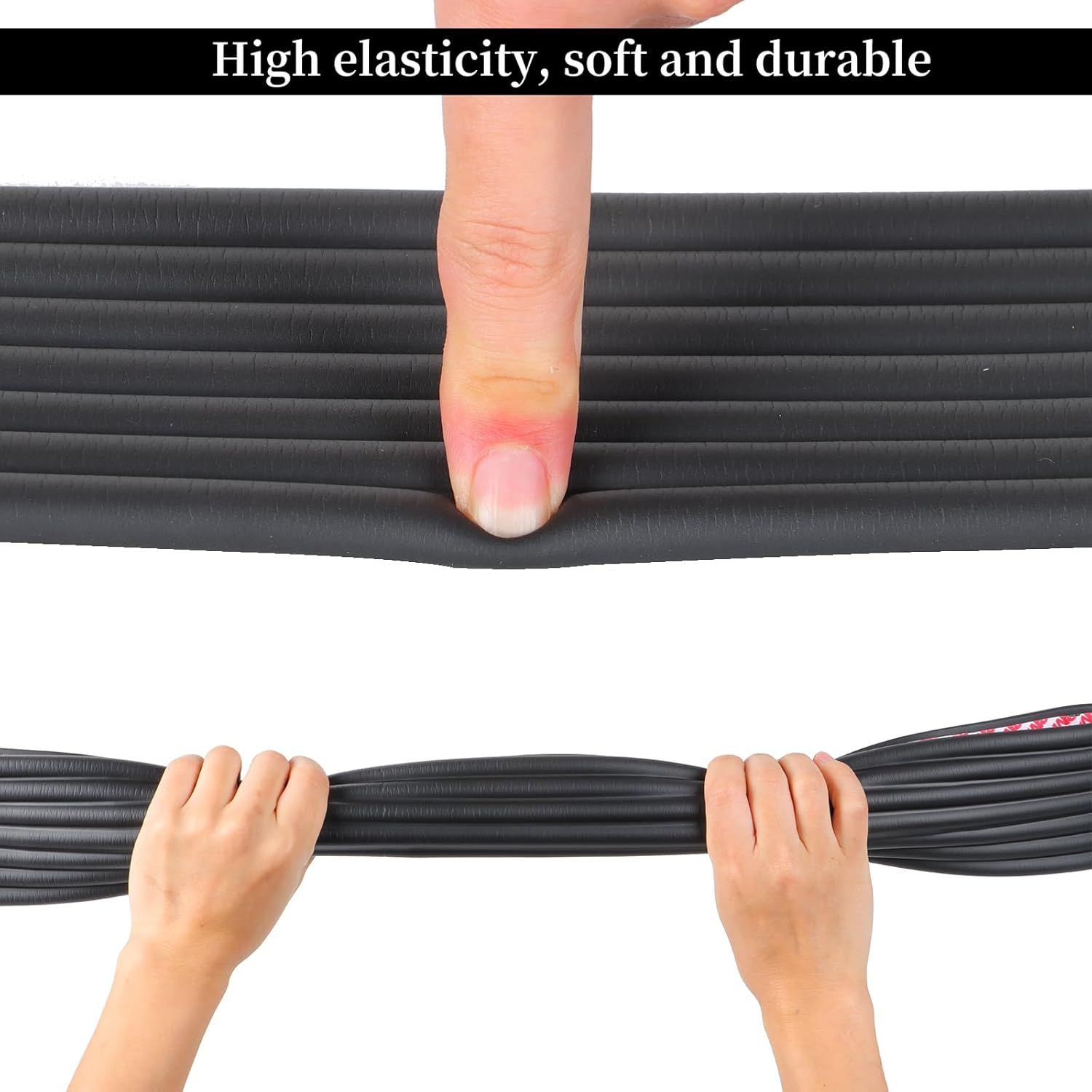 Corner Protector or Baby, Widen Edge Protector with Adhesive Backing, Baby Prooing Edge Corner Protectors Sel Adhesive urniture Corner Guard Bumper or Table, Desk, ireplace Black, 6.6t