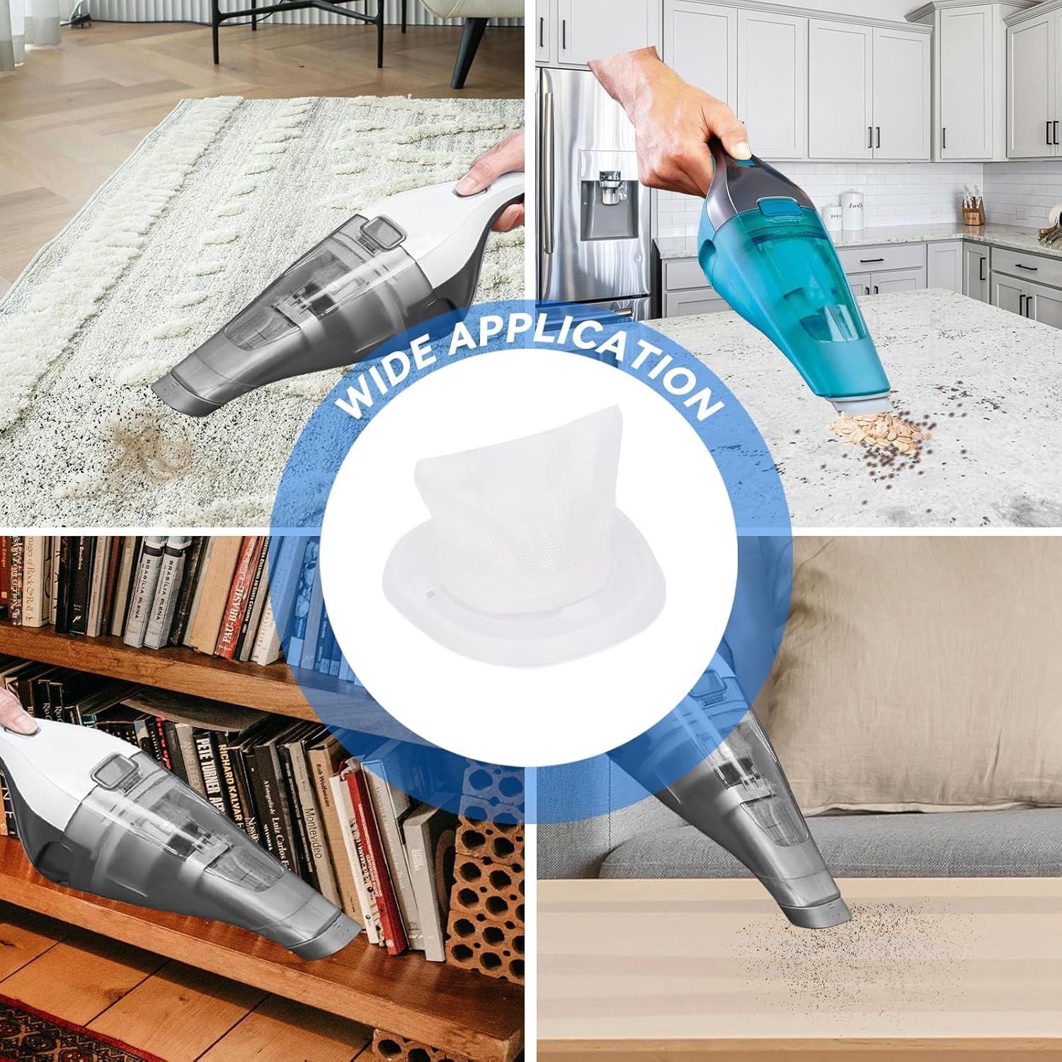 HNVC10 ilter Replacement or Black and Decker Dustbuster Hand Vacuum HNVC115J06, HNVC115B22, HNVC215B10, HNV215B12, HNVC215BW52, HNVC220BCZ01, HNVC220BCP07 12 Pack
