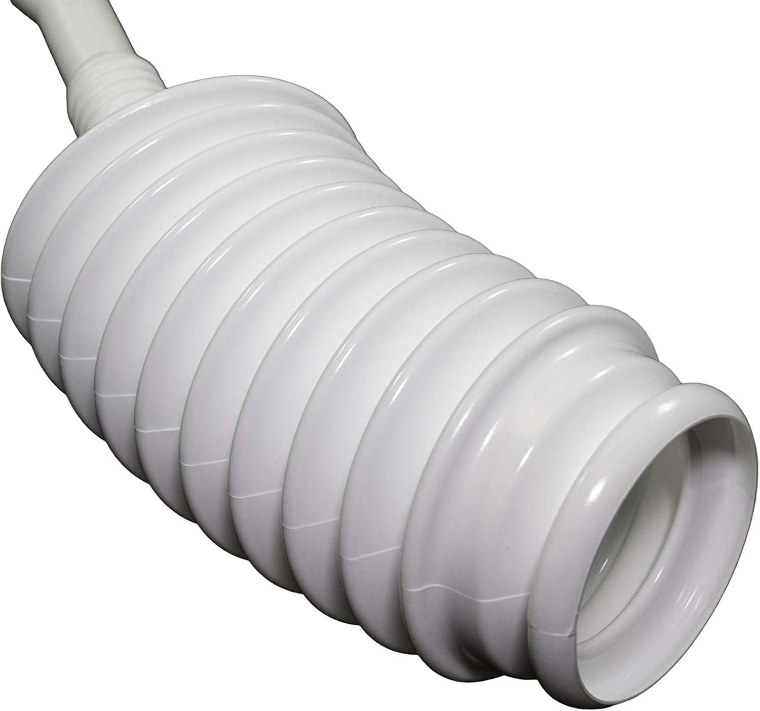 Master Plunger MP500-B4 Heavy Duty Bathroom Toilet Plunger Kit with Short Bucket. Equipped with Air Release Valve, White