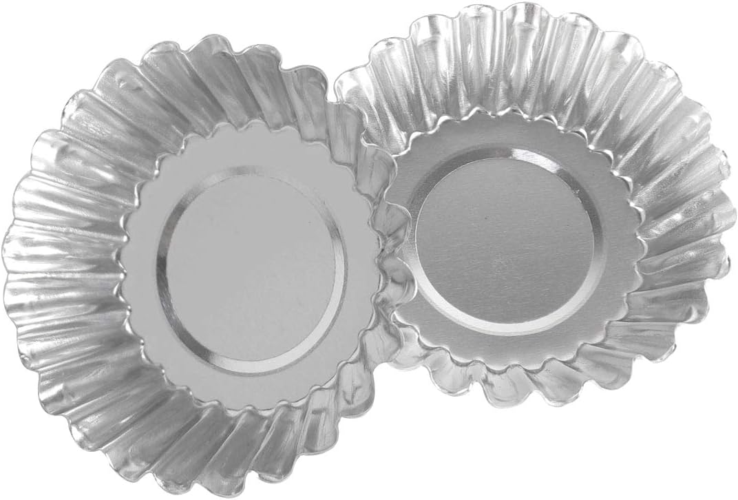 Cake Molds for Baking Bundle, 6 Inch Angel Food Cake Pan & 20pcs Egg Tart Molds