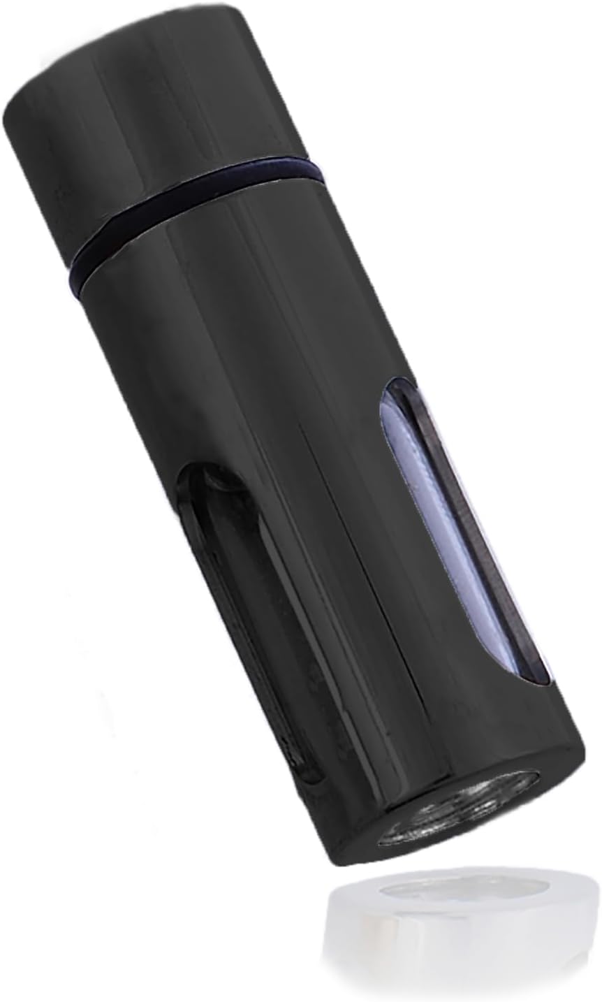 Portable Stainless Steel Glass Container Tube Urn Keepsake Cremation Ashes Memorial Pendant for Men Women