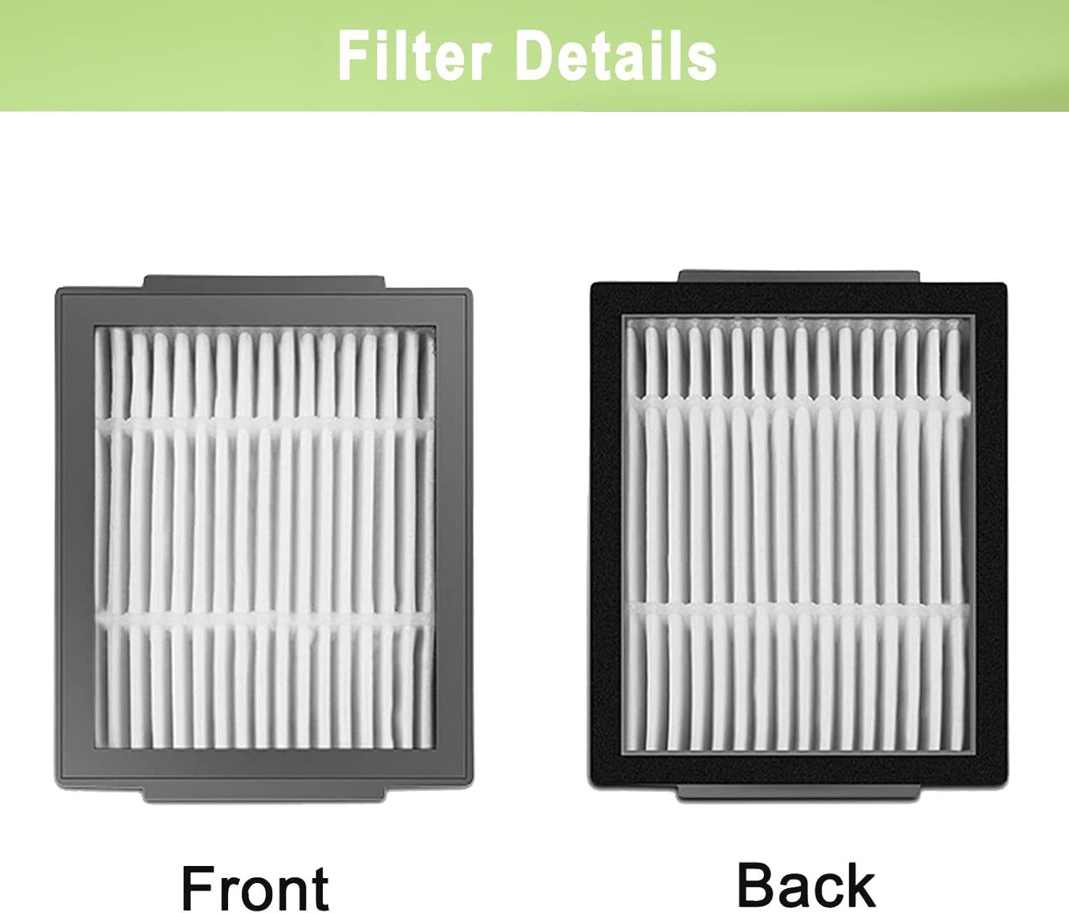 18 Pack Replacement Parts Accessories Compatible or iRobot Roomba i3 i3+ i7 i7+ i4 i6 i6+i8 i8+/Plus E5 E6 E7 J7 i5+j5+ I,E &J Series Vacuum Cleaner 2 Set o Roller Brush & 8 ilters & 8 Side Brushes