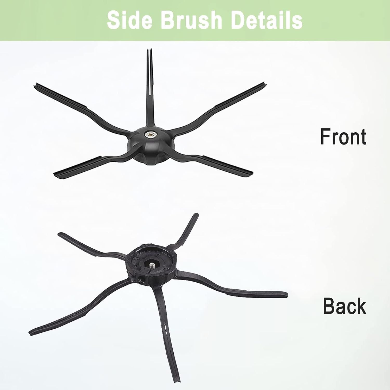 Compatible Replacement Parts Compatible with S7 S7+ S7 MaxV, S7 MaxV Plus T7S T7 plus T7S plus Robot Vacuum, 2 Roller Brush, 4 ilter, 6 Side Brush, 4 Mop Cloth