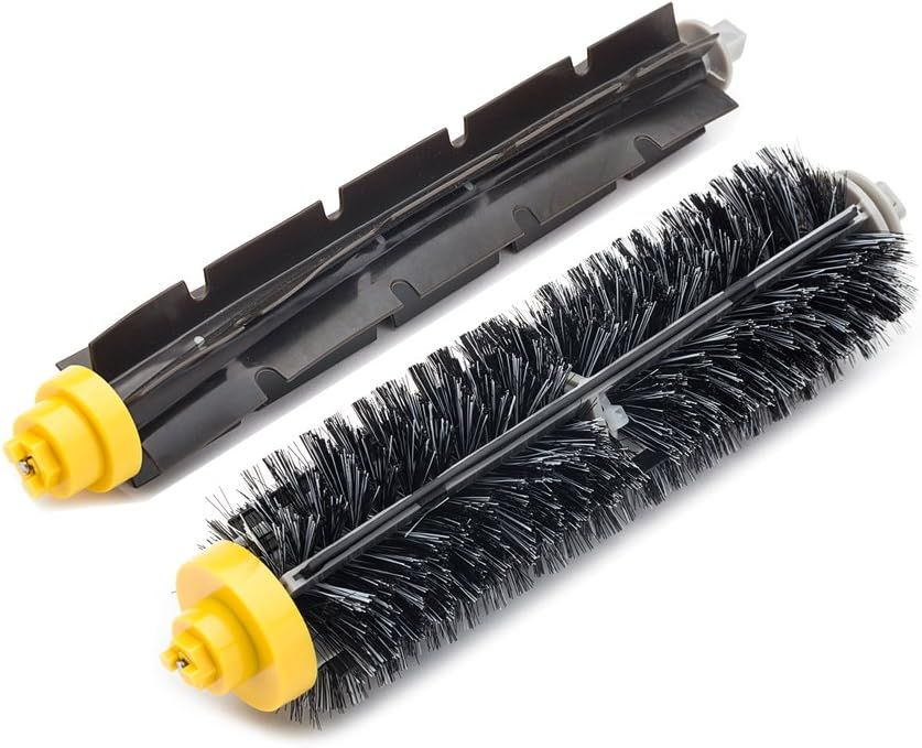 Replacement Bristle & lexible Beater Brush Compatible with iRobot Roomba 600 and 700 Series 614 618 630 635 640 645 650 652 655 660 665 670 671 675 680 690 692 694 695 760 770 780 790, 3-Pack.
