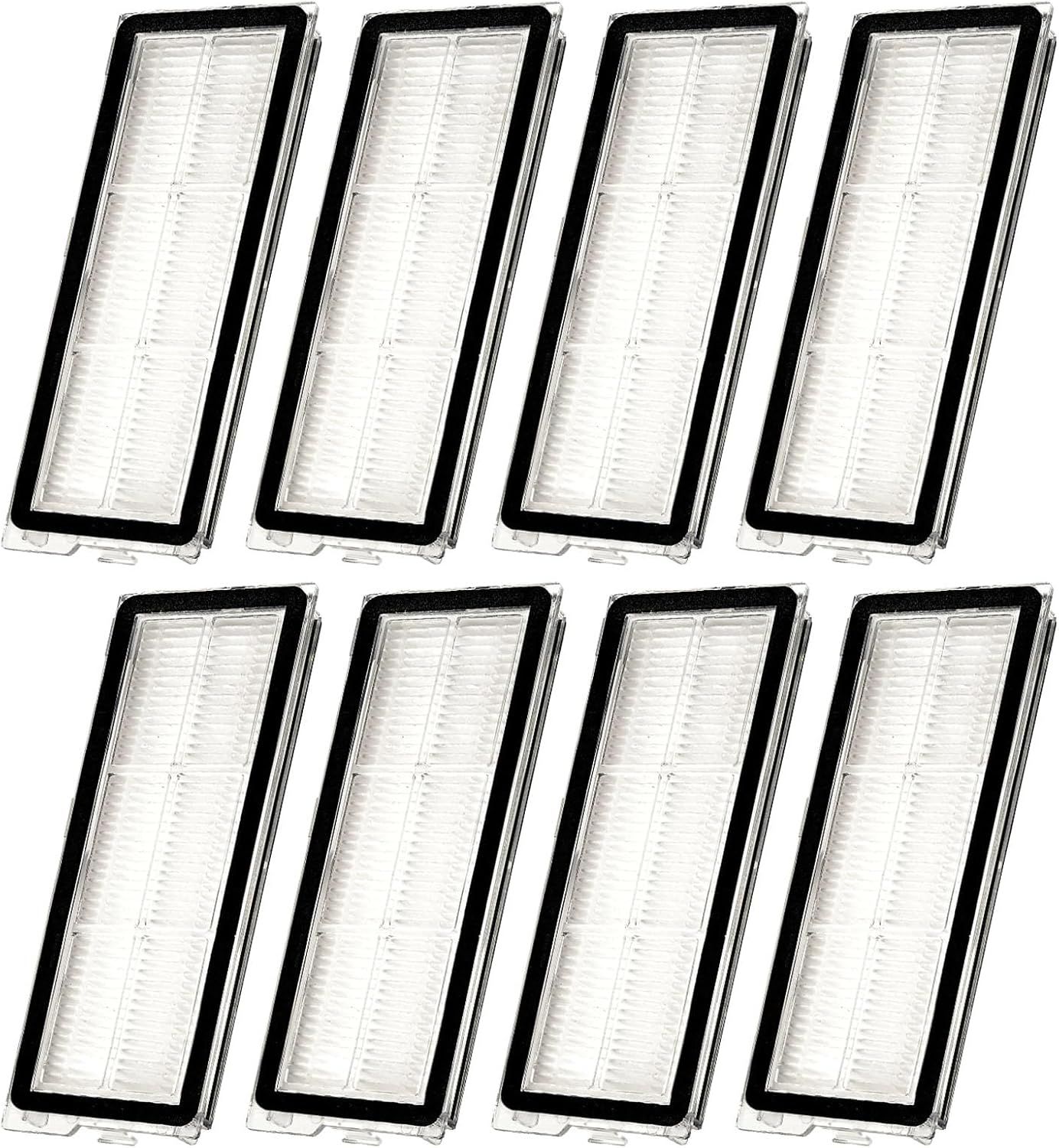 Replacement ilters Compatible with Qrevo S, Qrevo Plus, Qrevo Pro, Qrevo S5V, QV 35A, QV 35S, Qrevo Edge, Qrevo Edge S5A, Qrevo Curv, Qrevo Curv S5X, Robot Vacuums, 8-pack