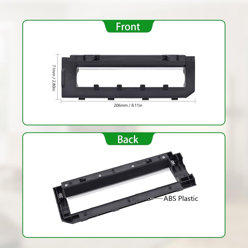 Replacement Brush Covers Guards Compatible with S7, S7+ MaxV Plus/Ultra, Q5, Q5+, Q7 Max/Max+, Robot Vacuum Cleaners, 2-Pack