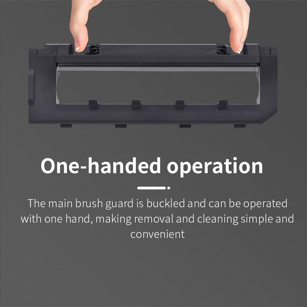 Replacement Brush Covers Guards Compatible with S7, S7+ MaxV Plus/Ultra, Q5, Q5+, Q7 Max/Max+, Robot Vacuum Cleaners, 2-Pack