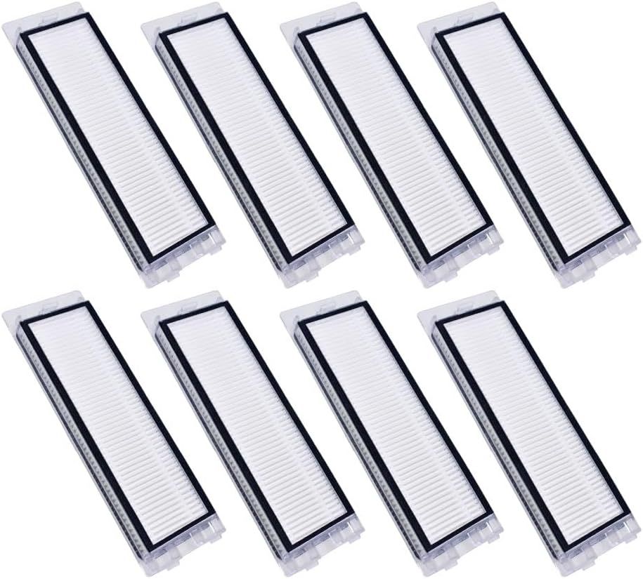 Replacement ilters Parts, Compatible with Q5 Q5+ Q5 Plus Robot Vacuums Cleaner Replacement Spare Parts Accessories, 8-pack.