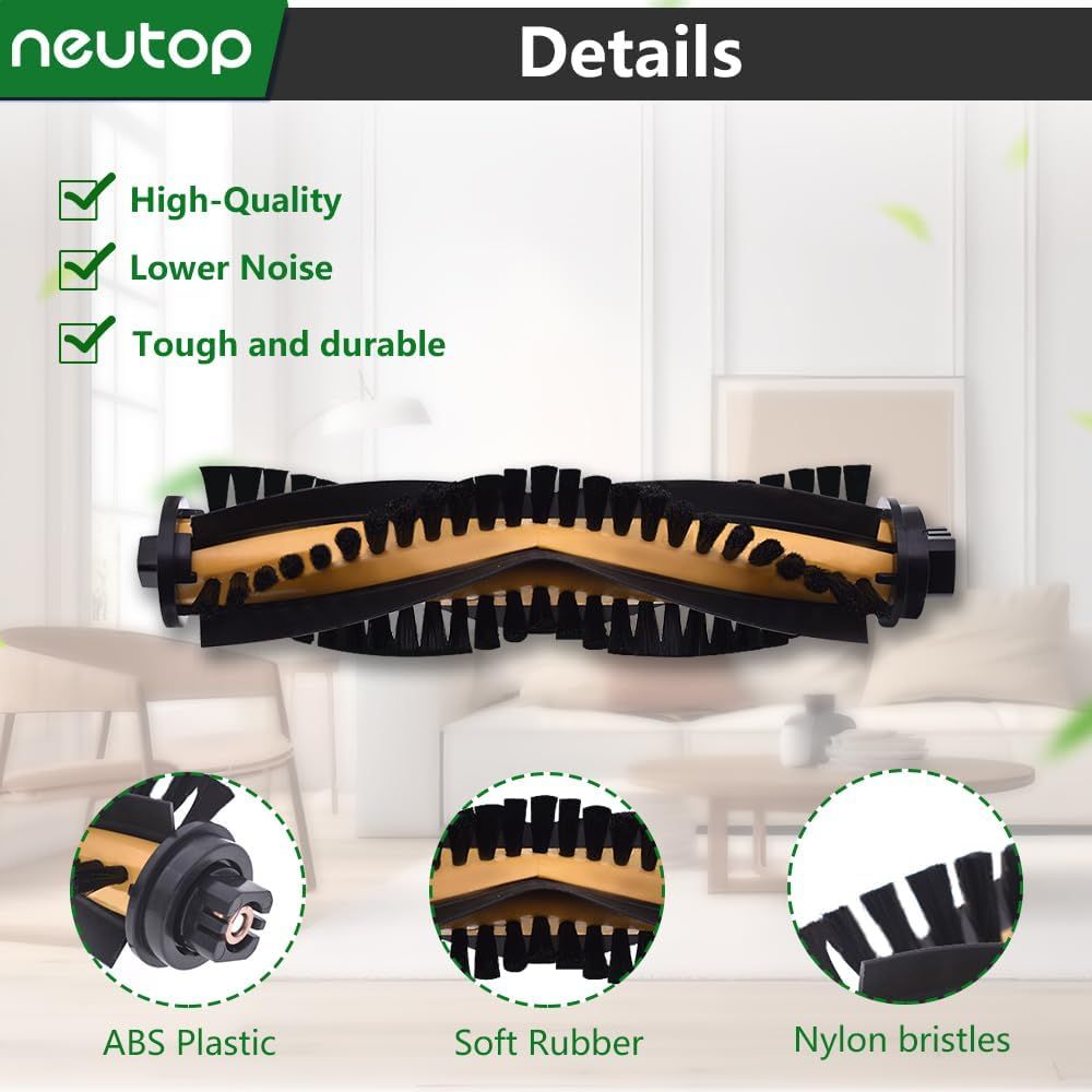 Brush Rollers Replacement Compatible with Ecovacs Deebot N79S N79 DN622 DN622.11 DN622.31 N79W N79se and Deebot 500 DC3G Robotic Vacuum Cleaners, 3-Pack.
