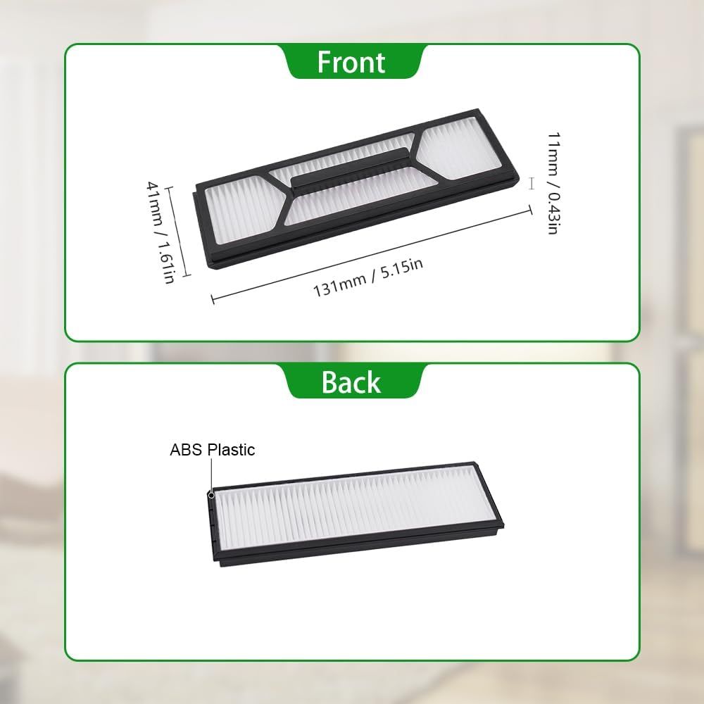 Hepa ilter Replacement Set, Compatible with euy Robot Vacuum Omni S1 Pro/S1, Vacuum Cleaner Accessories Parts, 8-pack