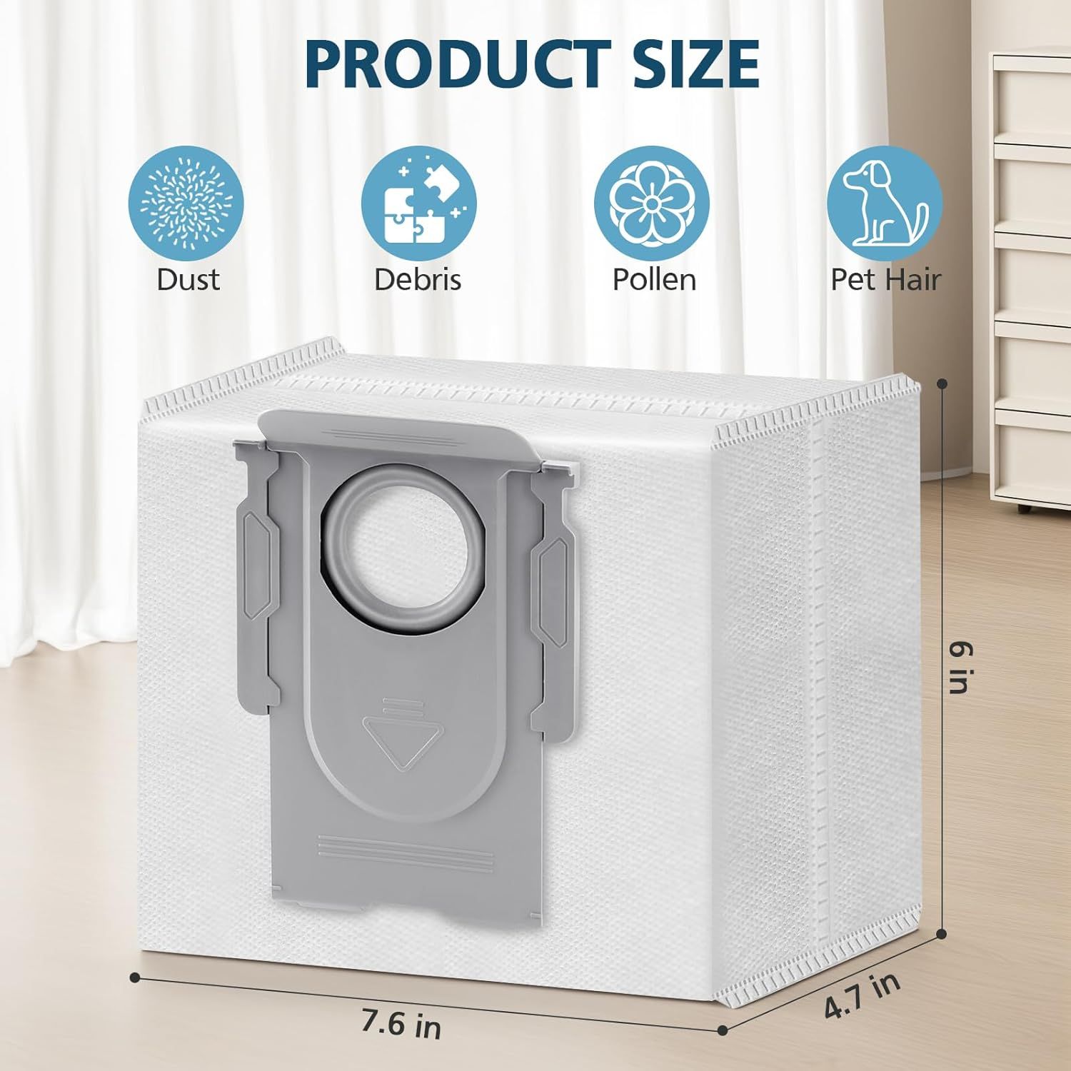 16 Packs Q10 Q7 Q5 Bag Replacement or Q10 S5+, Q7 M5+, Q5 Max+, 3.6L Vaccum Bag or Q10 X5+, Q5+, Q5 Pro+, Q8 Max+, Q7+, Q7 Max+, S8+, S8 Pro Ultra, S7 Pro Ultra, S7 MaxV Ultra