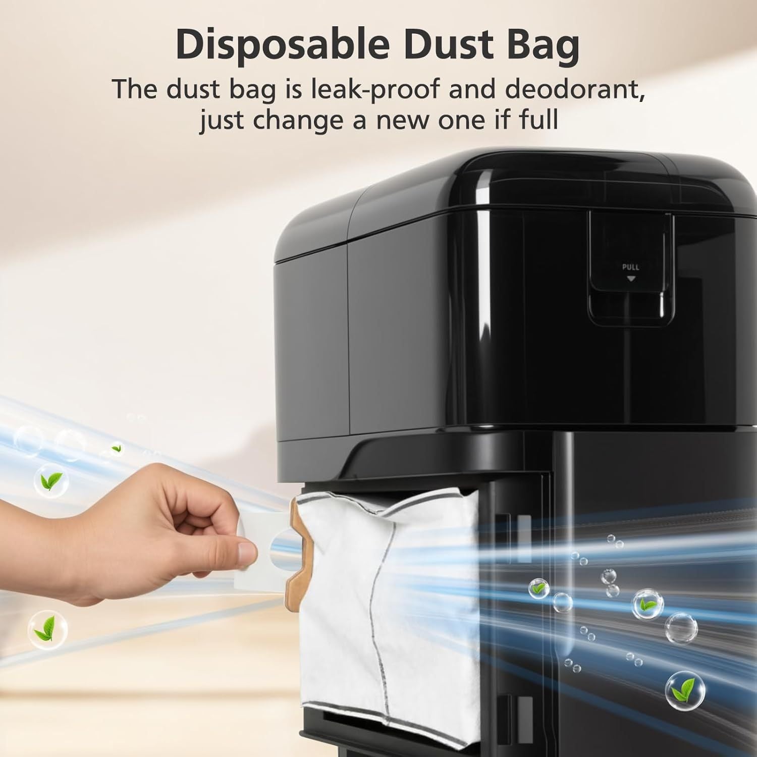 18 pcs Dust Bags or euy Omni C20 C10 Robot Vacuum, 3.6L Large Capacity Replacement Bags with 3-Layer Odorproo & Leakproo abric