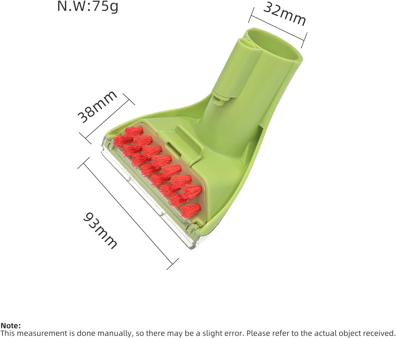 Replacement Parts Compatible with Bissell Little Green Machine 4075 4095 4064 Series - 4" Tough Stain Brush Tool Attachment Nozzle Head Portable Carpet & Upholstery Cleaner
