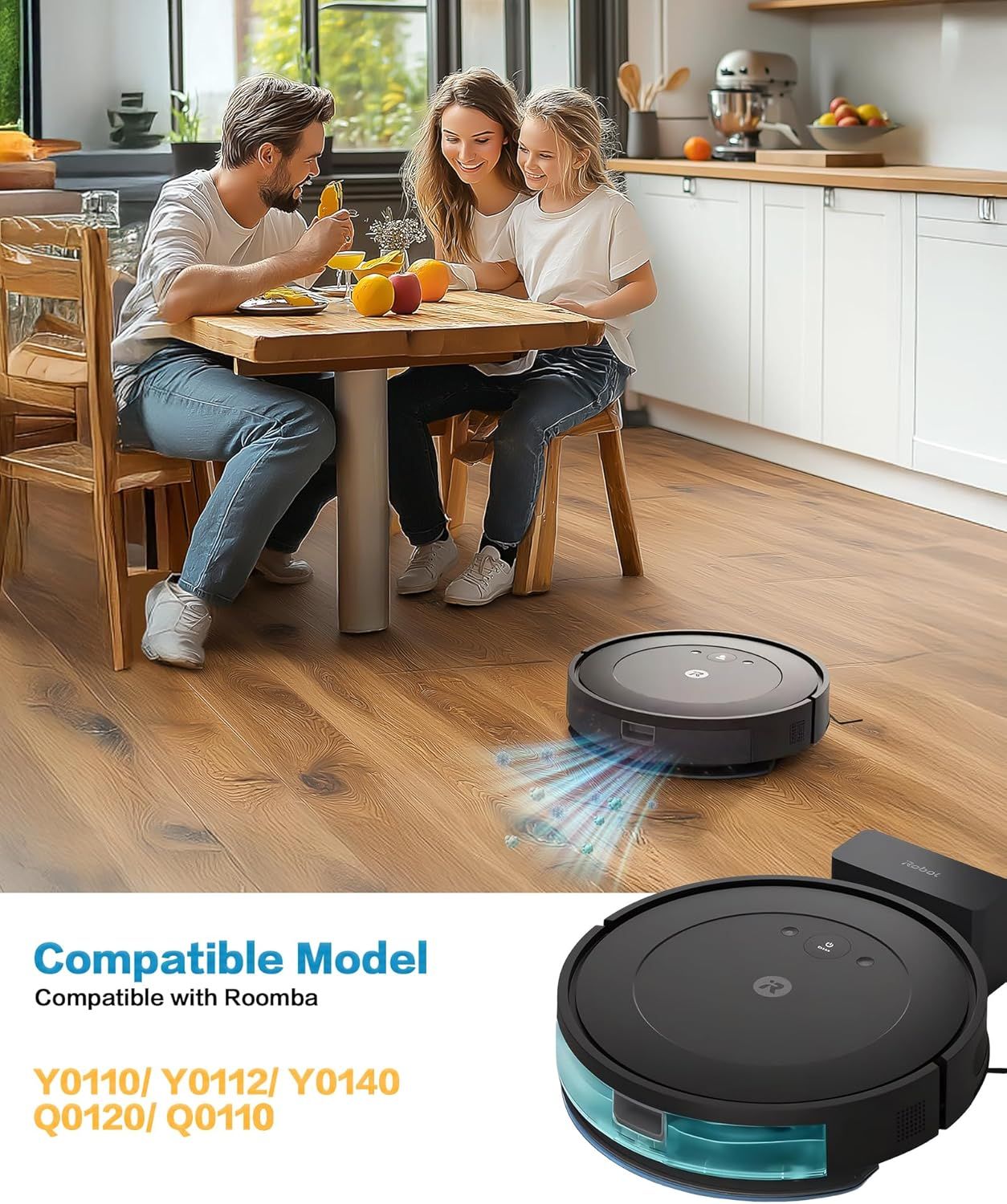 Replacement Parts or iRobot Roomba 104 Combo, 105 Combo, Essential Y0140 Y0112 Y0110 Robot Q0120 Q0110, 21 Pack Quality Accessories or Better Cleaning Perormance