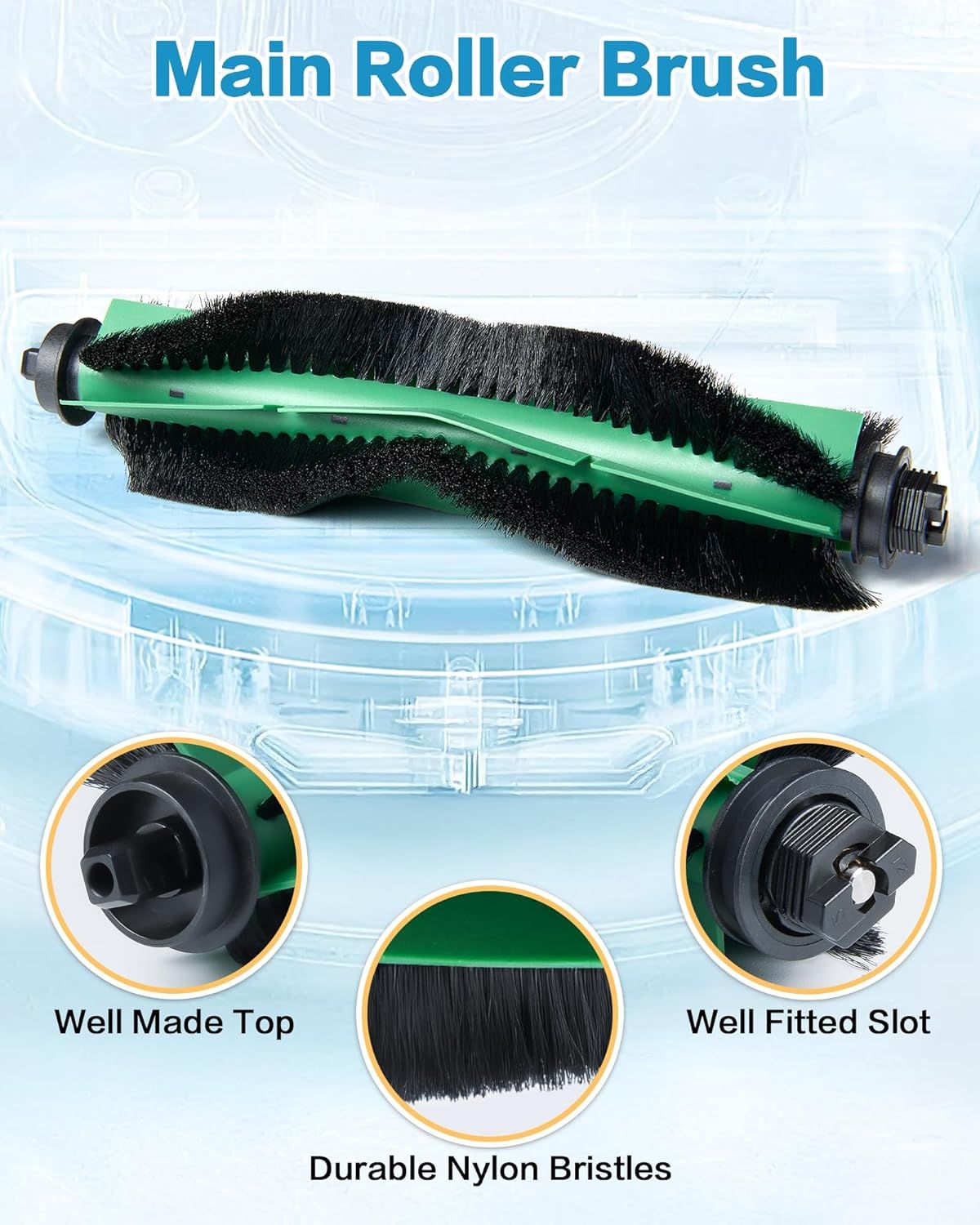 Replacement Parts or iRobot Roomba 104 Combo, 105 Combo, Essential Y0140 Y0112 Y0110 Robot Q0120 Q0110, 21 Pack Quality Accessories or Better Cleaning Perormance