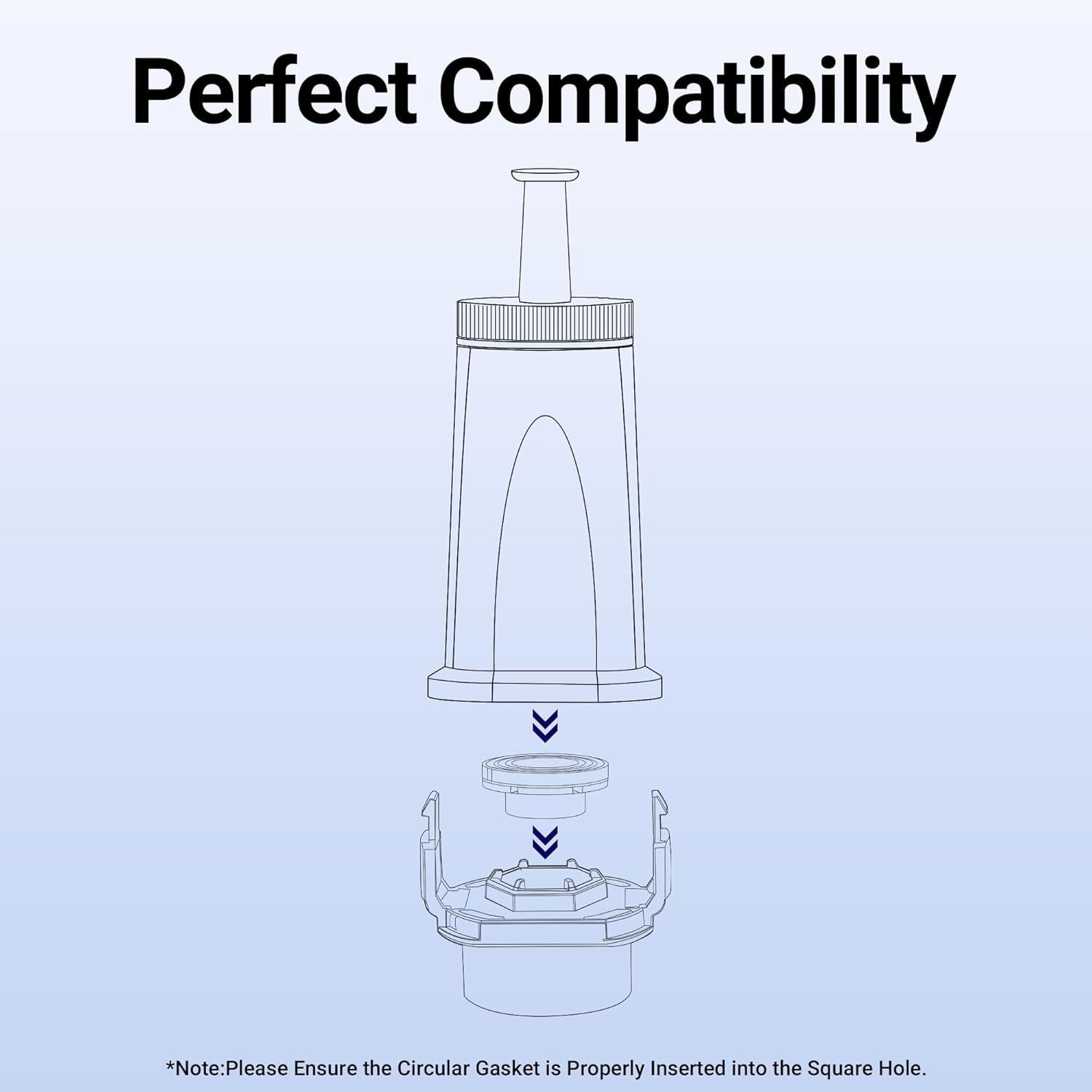 4 Pack Replacement Water ilter or Breville Espresso Machine Barista Touch Bes880, Barista Pro BES878, Oracle Touch BES990, Oracle BES980, Dual Boiler BES920 Bambino ClaroSwiss Sage by