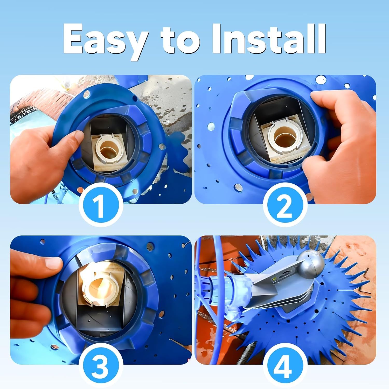 Pool Cleaner inned Seal disc Skirt Replacement Part or Zo-diac Baracuda G2 G3 G4 Pool Cleaner W70329 W83277 W70464 1 Pack