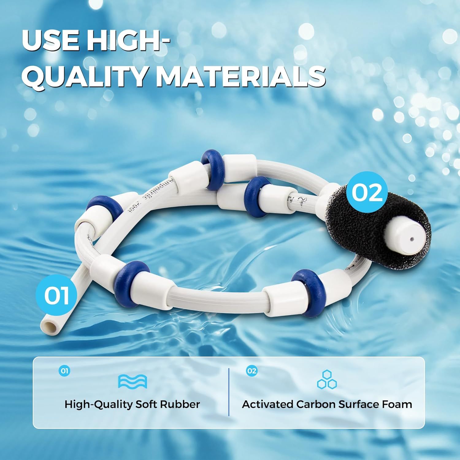 Automatic Pool Cleaner Sweep Hose Complete B5 B-5 Replacement or Zodiac Polaris 280 380 480 180 Pool Cleaner 1 Pack