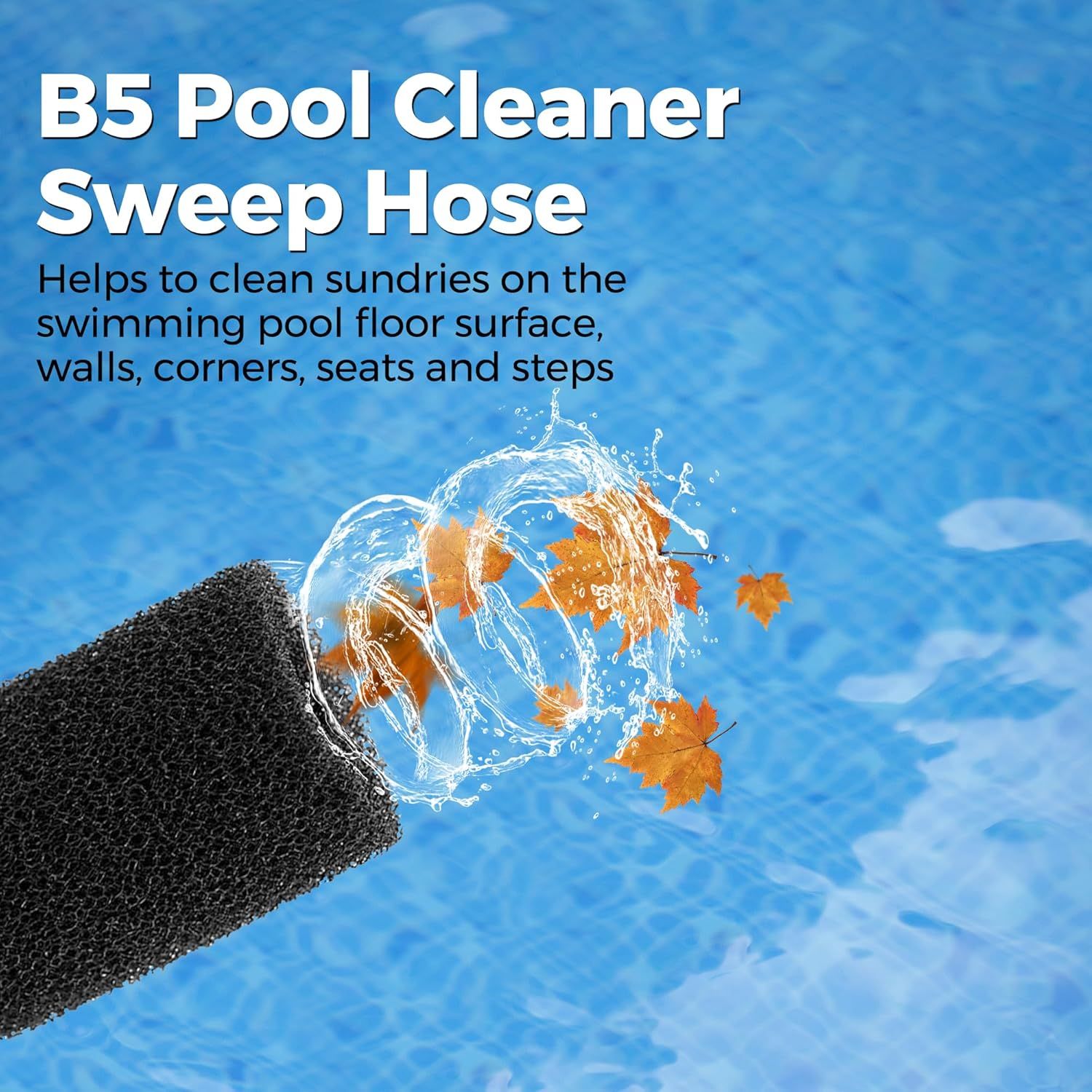 Automatic Pool Cleaner Sweep Hose Complete B5 B-5 Replacement or Zodiac Polaris 280 380 480 180 Pool Cleaner 1 Pack