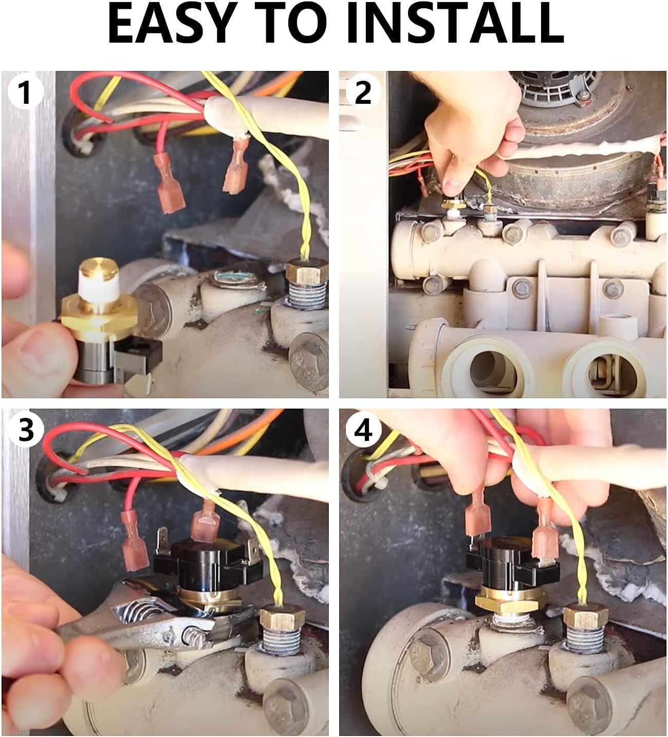471587 115-degree ahrenheit Hi-Limit Thermostat Replacement or Pentair MiniMax Pool and Spa Heater NT STD 200 250 300