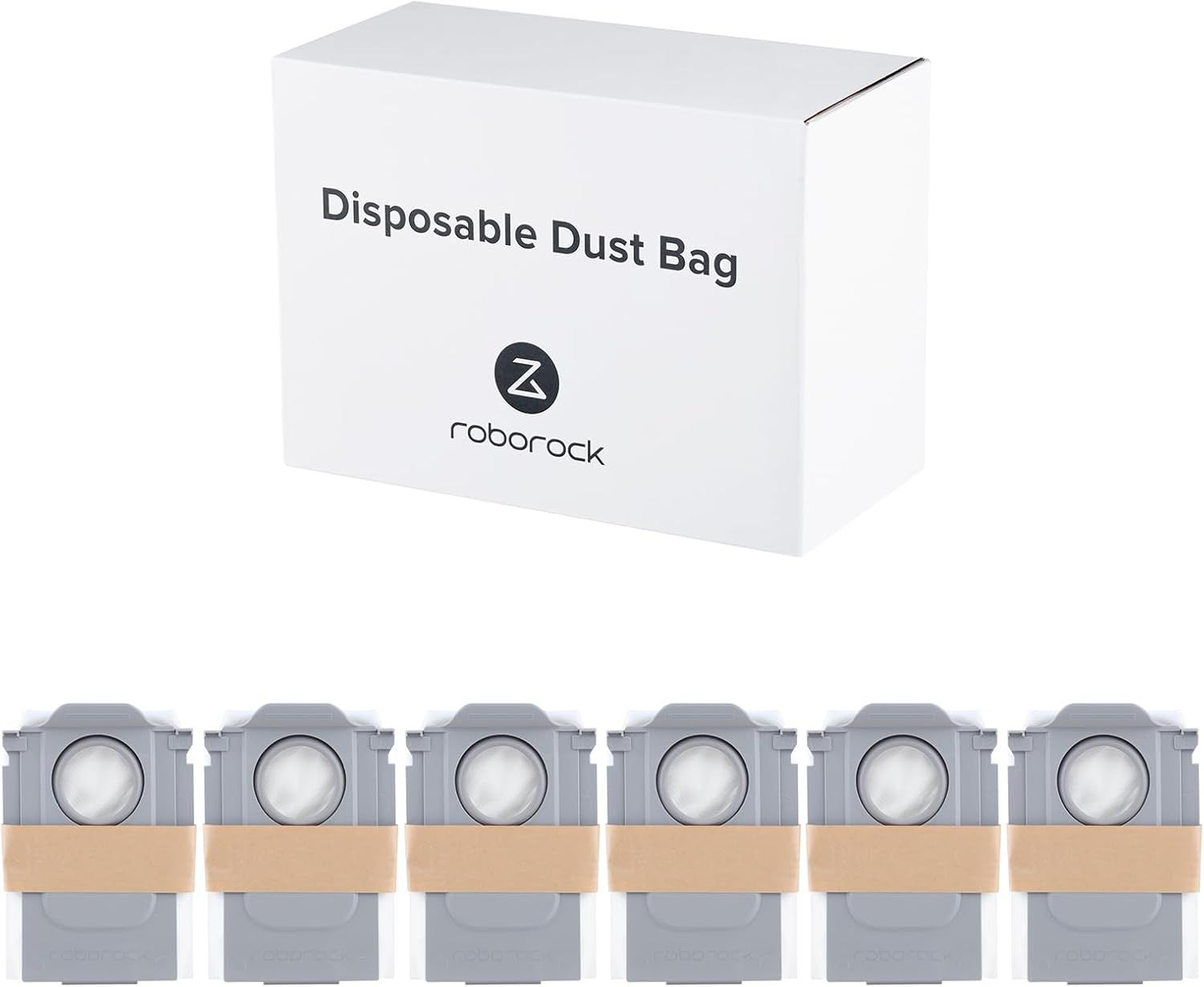 6 Packs Disposable Dust Bags or QV35A, Saros10series, Saros20, Saros 20 Sonic, QrevoCurv2low, QrevoCurv, QrevoEdgeS5A, QrevoSlim, S8MaxUltra, QrevoMaxV, QRevo series Robot Vacuum
