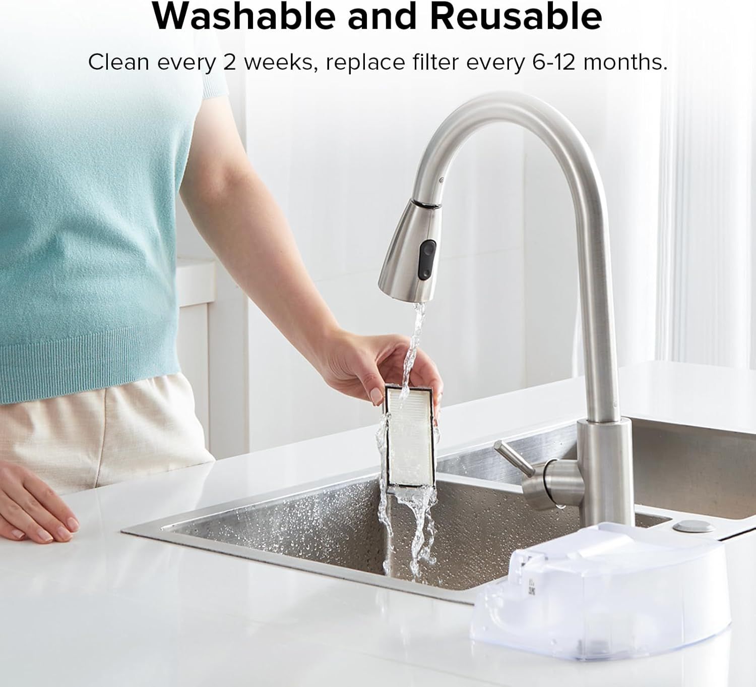 2 Pack Washable ilter or Qrevo MaxV, Qrevo S, Qrevo Plus, Qrevo Pro, Qrevo Curv, Qrevo Curv S5X, Qrevo Edge, Qrevo Edge S5A QV 35A Robot Vacuum Cleaners