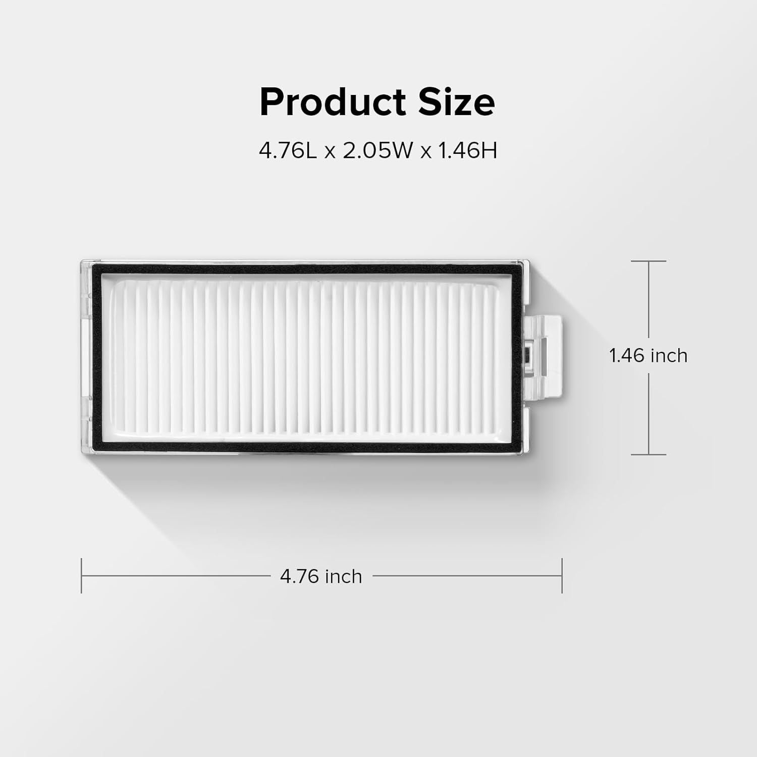 Washable ilter or Q7 Max, Q7 Max+, Q8 Max, Q8 Max+, Q5 Pro, Q5 Pro+, Q5 Max+, Q5 DuoRoller+ Robot Vacuum Cleaners 2Pcs , Replacement Washable ilter or Robotic Vacuum