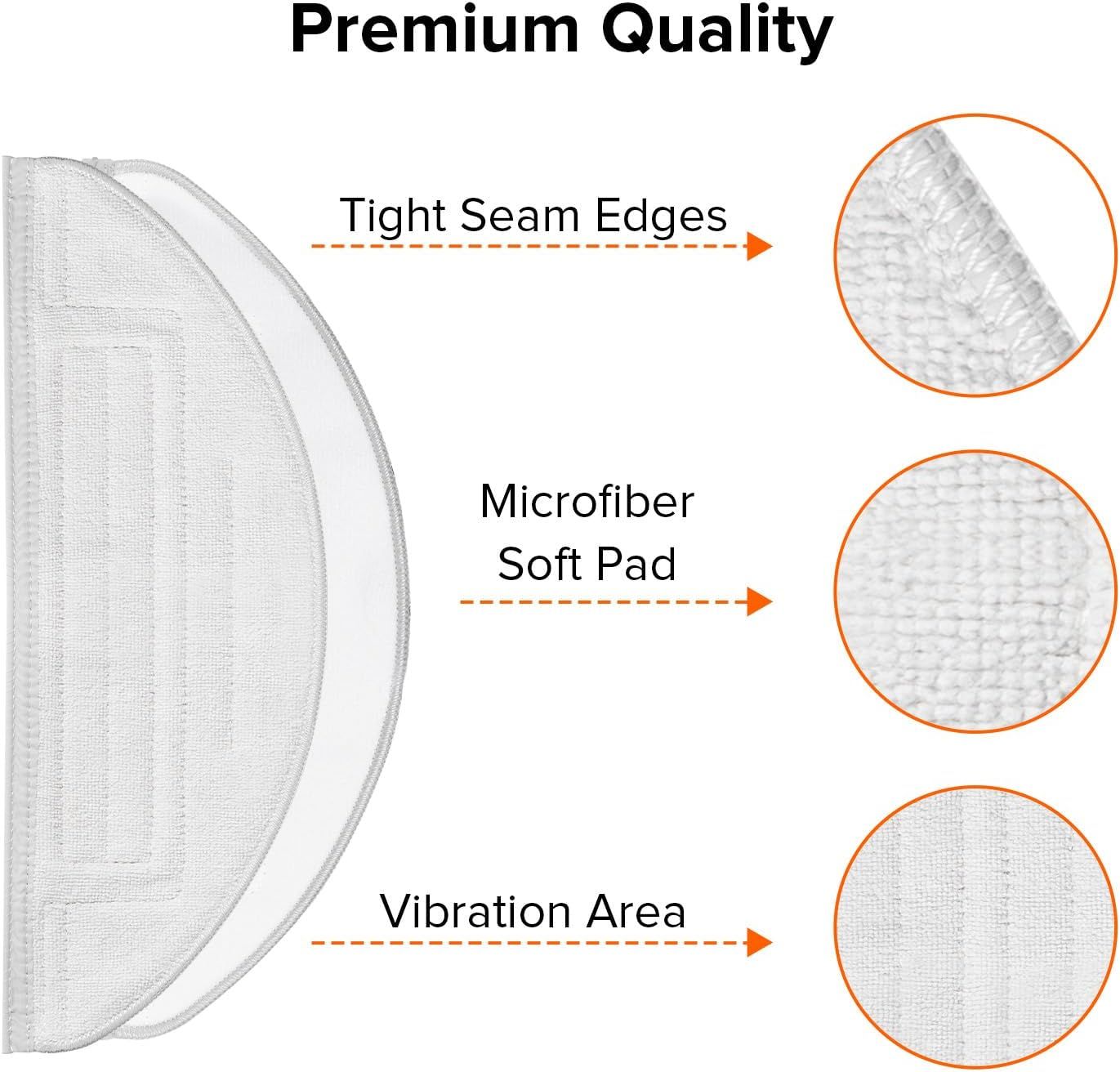 Mop Cloth or S8+ & S8 & S7 MaxV Robot Vacuum 2 Pcs