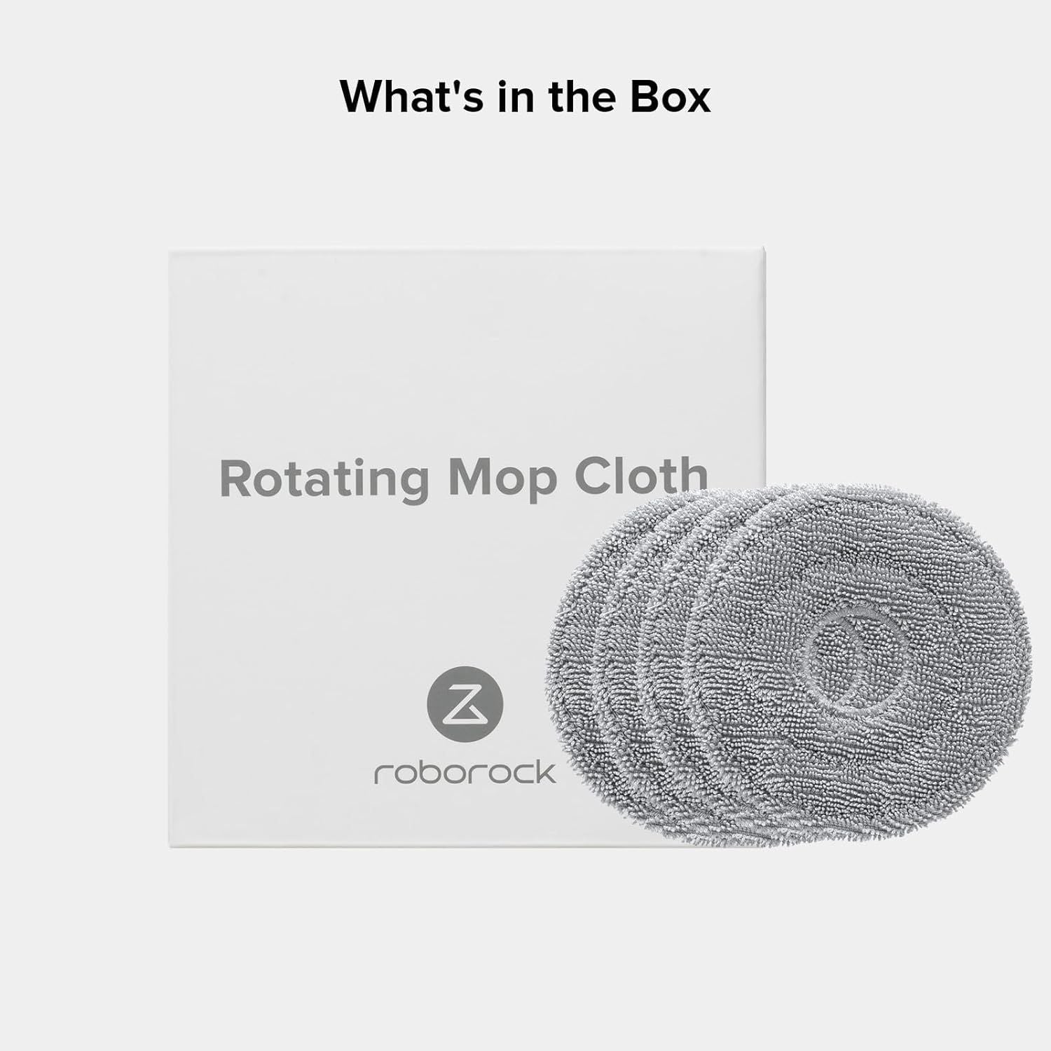 Rotating Mop Cloth or Saros 10R & Saros Z70 Robot Vacuum Cleaner, 4PCS High-Absorbency Microiber, 200 RPM Spinning Speed, 30 Water low Levels
