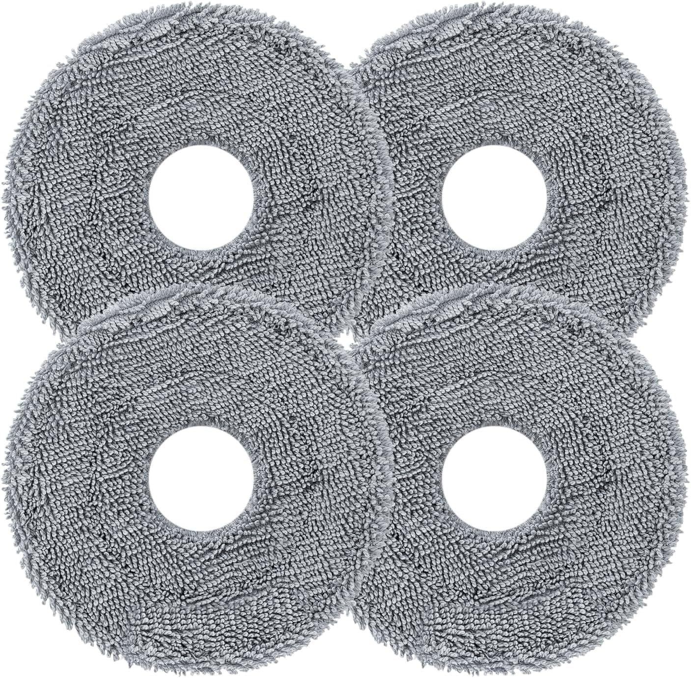 Rotating Mop Cloths or Saros 20 4-Pack , 200 RPM Scrubbing, 30-Level Water Adjustment, Compatible with 212℉ Auto Wash & 131° Drying, Reusable Mop Pads or Hardwood Tile Marble Carpet