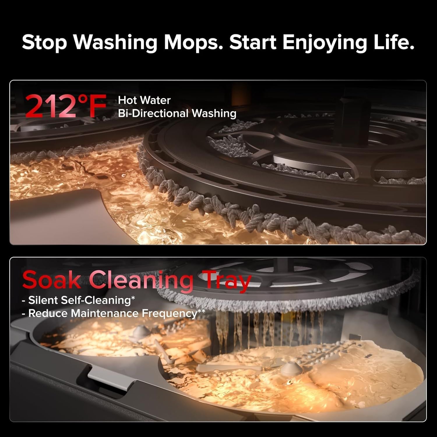Rotating Mop Cloths or Saros 20 4-Pack , 200 RPM Scrubbing, 30-Level Water Adjustment, Compatible with 212℉ Auto Wash & 131° Drying, Reusable Mop Pads or Hardwood Tile Marble Carpet