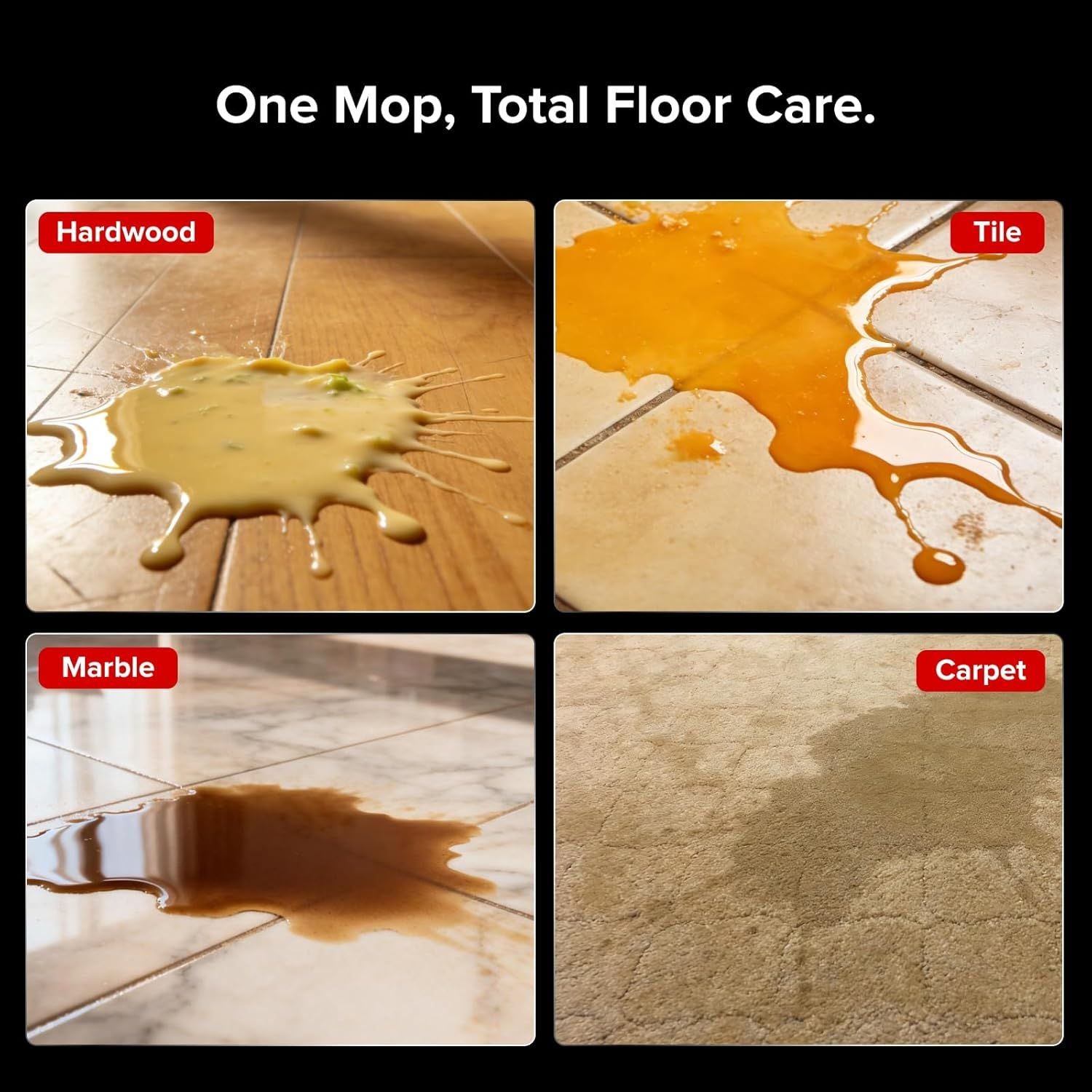 Rotating Mop Cloths or Saros 20 4-Pack , 200 RPM Scrubbing, 30-Level Water Adjustment, Compatible with 212℉ Auto Wash & 131° Drying, Reusable Mop Pads or Hardwood Tile Marble Carpet
