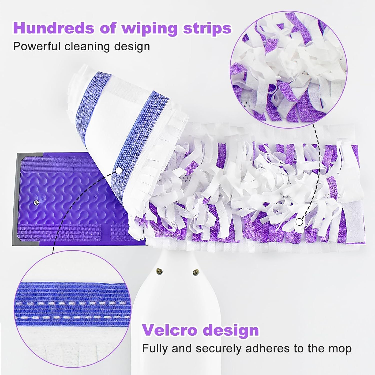 30 Pack Valuable Disposable Mopping Pad Reills Compatible with Swier PowerMop, Power Mop Reill Pads Replacements or Swier Power Mop Spray Mop Dry&Wet Pads Reills or Multi-Surace loor Clean
