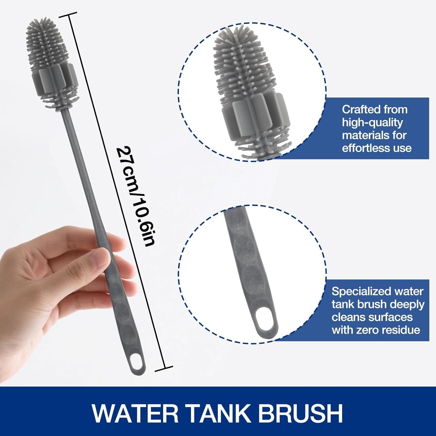 H12 Pro Roller Brush Replacement and HEPA ilter or Dreame H12 Pro, H12 Dual, G10 Pro Cordless Wet Dry Vacuum Cleaner, 2 Brush Rollers, 2 HEPA ilters, 1 Water Tank Brush, 1 Cleaning Brush
