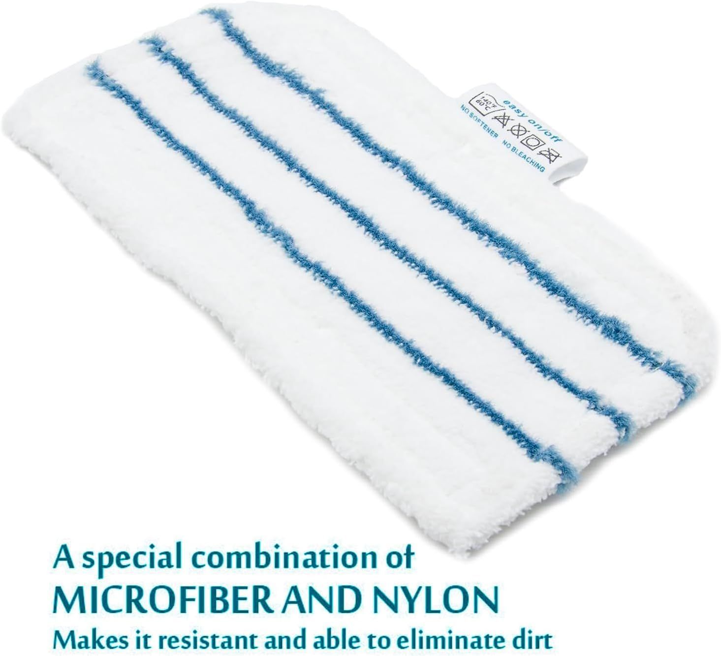 8 Pack SMP20 Washable Steam Mop Pads Compatible with Black+Decker Steam Mop SM1600, SM1610, SM1620, HSM13E1, HSMC1300X, HSMC1321, HSMC1361SG