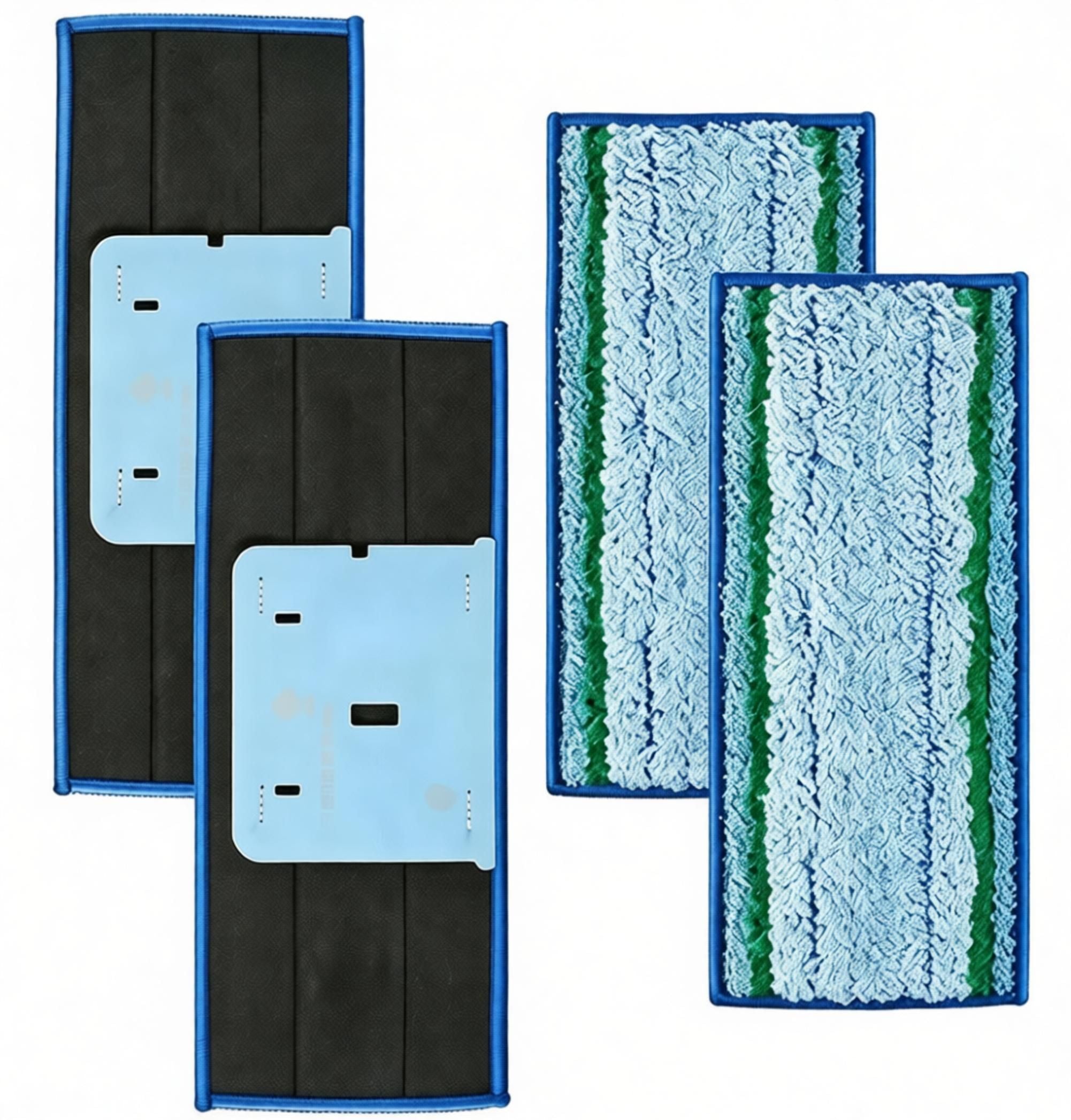 4 Pack Mop Pad or iRobot Braava Jet M6 Ultimate Robot Mop, Upgraded M6 Wet Mopping Pad, Washable Microiber Replacement Cleaning Pad
