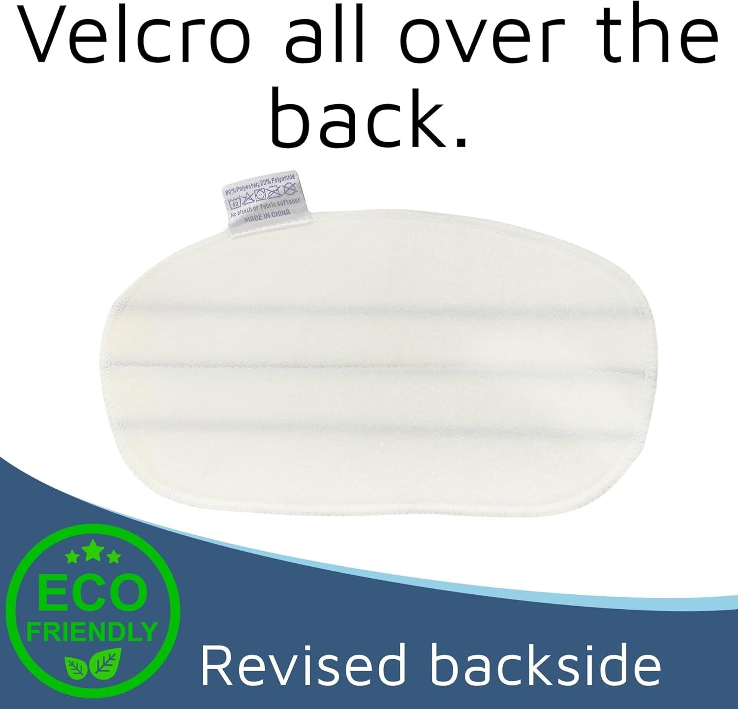 8 Pack Steam Mop Pads or PurSteam ThermaPro 10-in-1 Steam Mop Washable Reusable Pads by