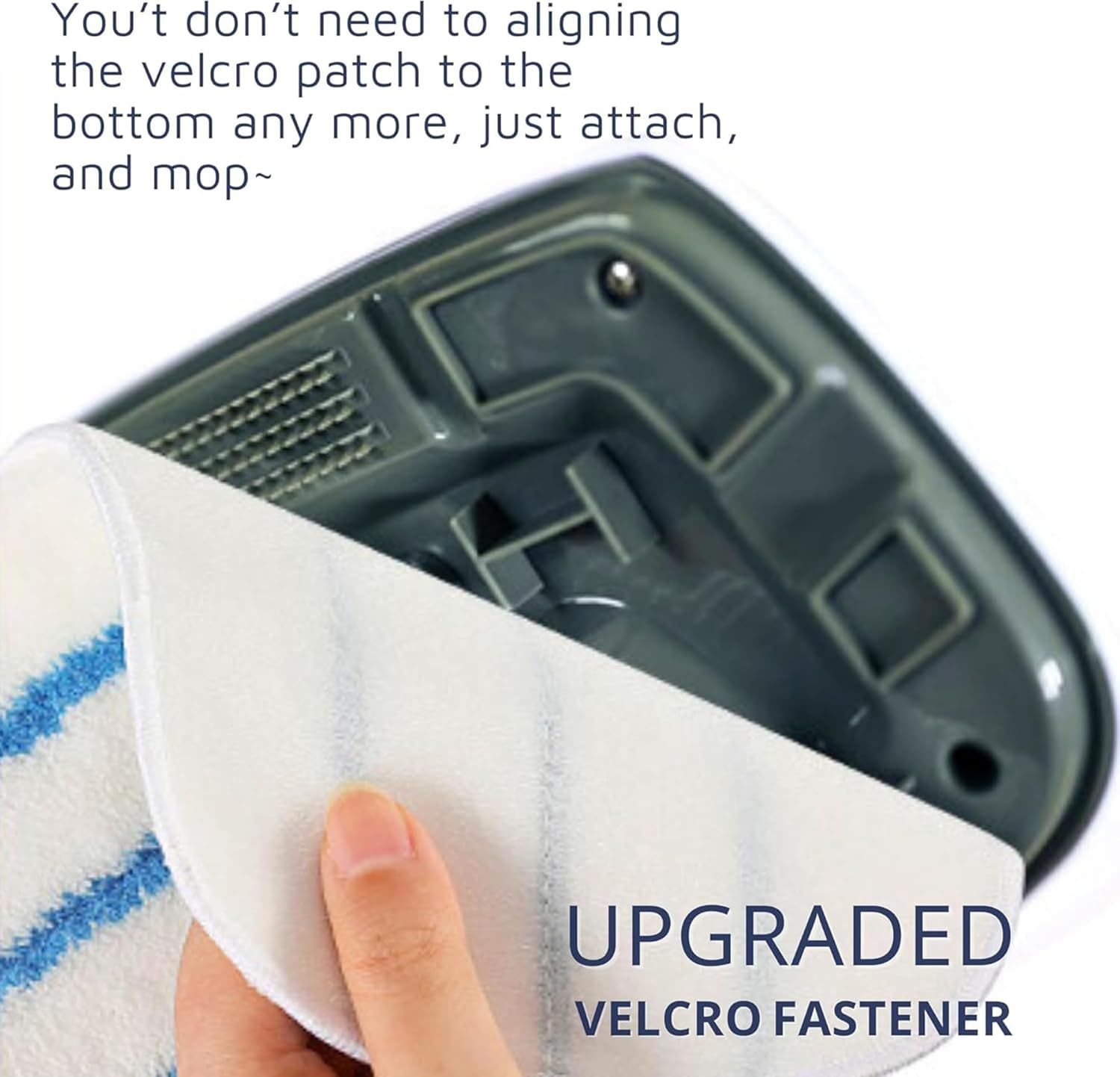 8 Pack Steam Mop Pads or PurSteam ThermaPro 10-in-1 Steam Mop Washable Reusable Pads by