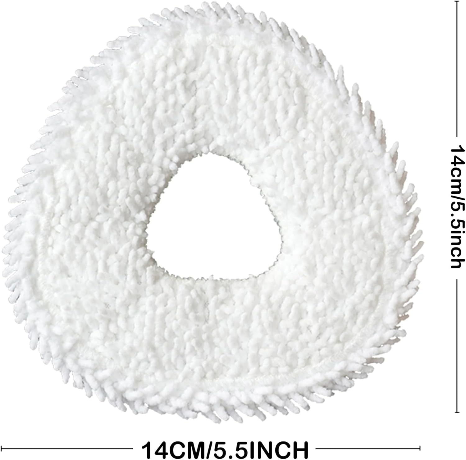 Robot Vacuum and Mop Pads 10 Pack or Narwal reo X Ultra/reo /reo Z Ultra/reo Z10/reo Pro/reo Z10 Ultra Robot Vacuum, High Absorbency Microiber Replacement Pads, Washable Robot Mop Pads White