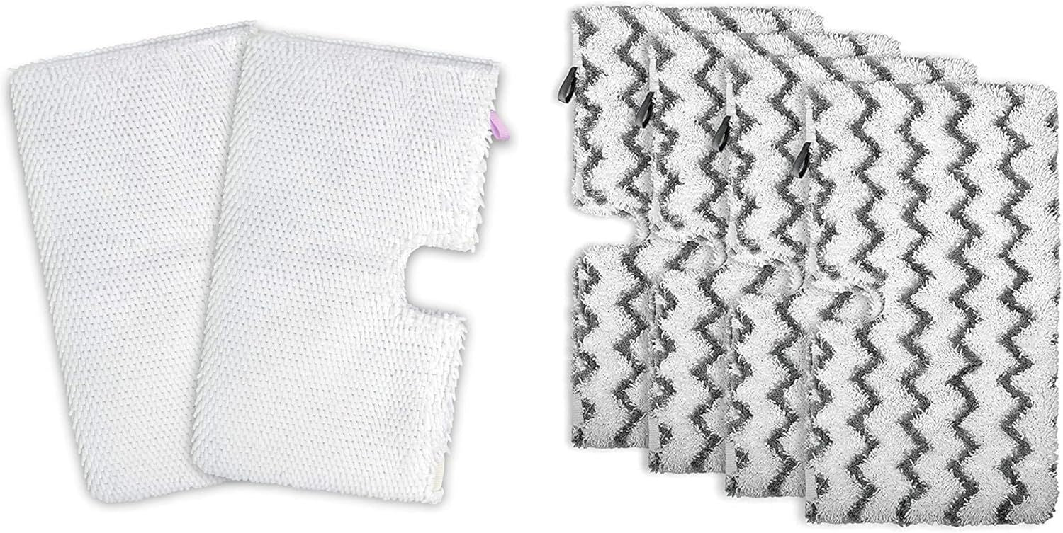 6 Pack Steam Mop Pad or Shark Steam Pocket Mops S3500 Series S3501 S3601 S3550 S3901 S3801 SE450 S3801CO S3601D 2 Sot mop pad+4 scrubby mop pad
