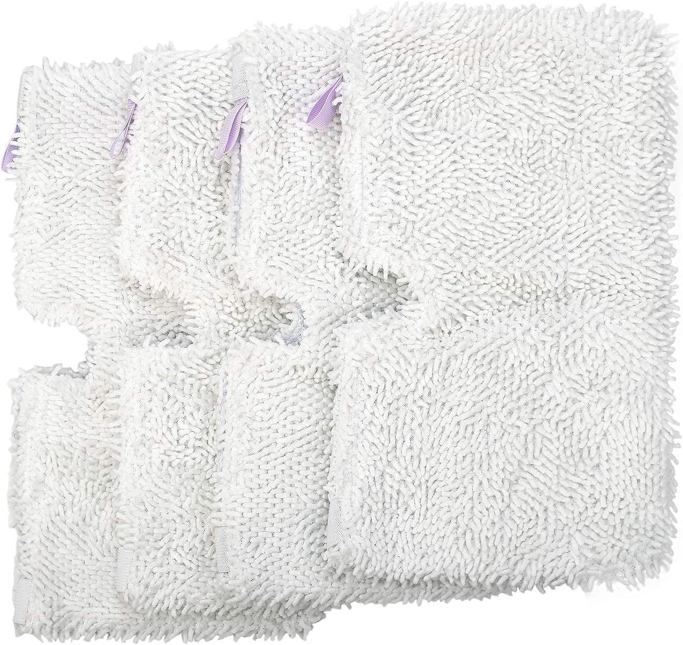 4 Pack + 2 Pack Replacement Microiber Mop Pad or Shark Steam Pocket Mops S3500 Series S3501 S3601 S3550 S3901 S3801 SE450 S3801CO S3601D 4 sot mop pad+2 scrubby mop pad