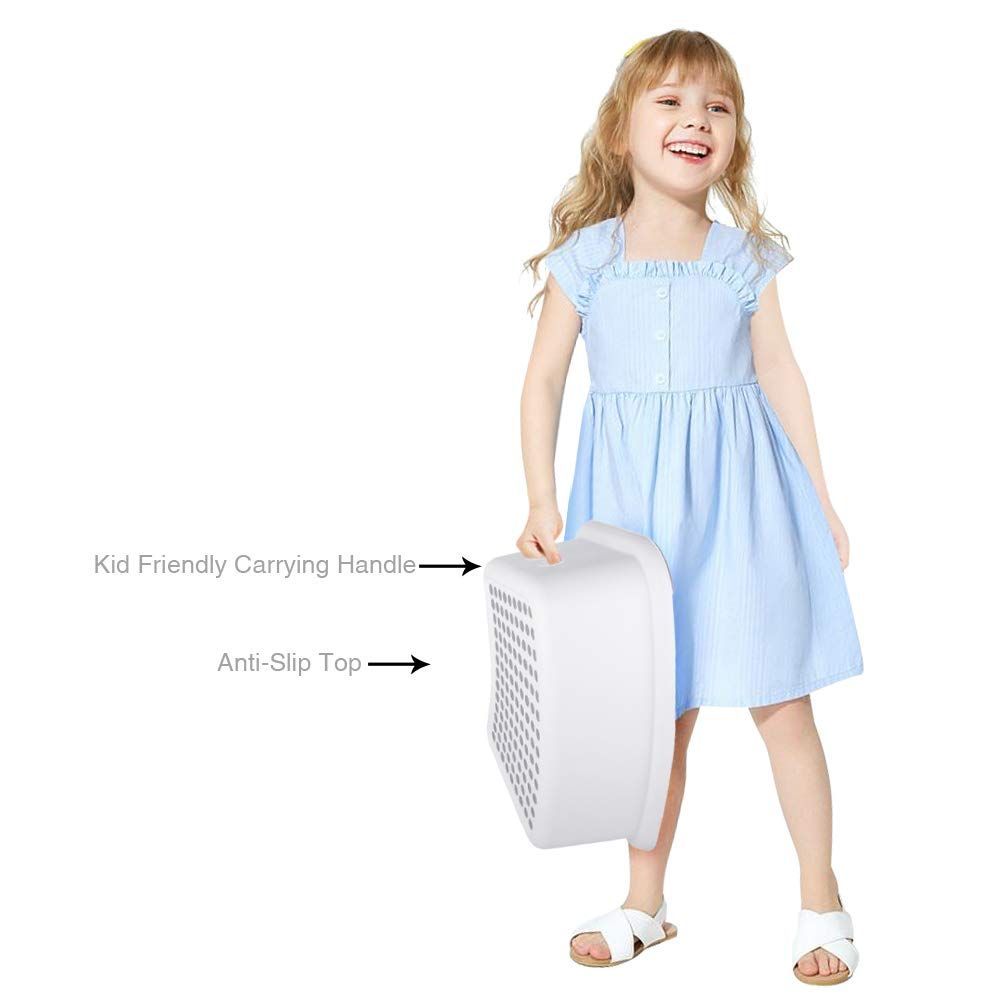 Step Stool or Kids 2 Pack , Toddlers Stool or Potty Training, Bathroom, Kitchen, Bedroom, Toy Room and Living Room. Toilet Stools with Sot Anti-Slip Grips or Saety, Stackable Grey