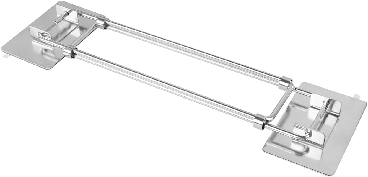 Safoner RV Shower Corner Storage Bar- Adjustable Stainless Steel Rod for Corner Shelves in Camper, Length 7.9-13.7 inches- RV Bathroom Organization Must Have Accessories 2 Pack
