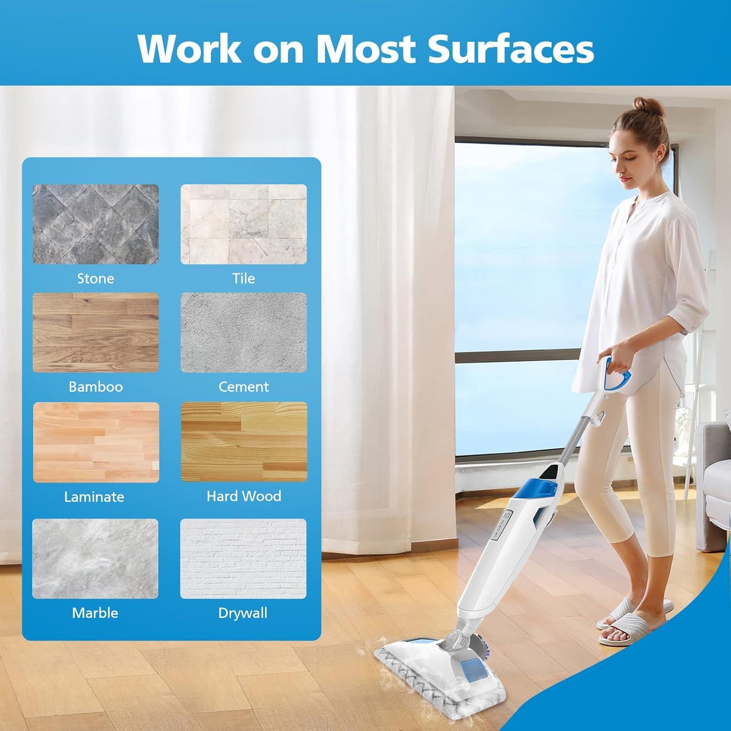 6 Pack 1940 or Bissell Steam Mop Pads or Bissell Powerresh Steam Mop 1806 1544 1440 2075A 2685A 1940W 19404 Series, Model 19402 19408 1940a 1940 1940q 1940t B0006 B0017, Part #5938#203-2633