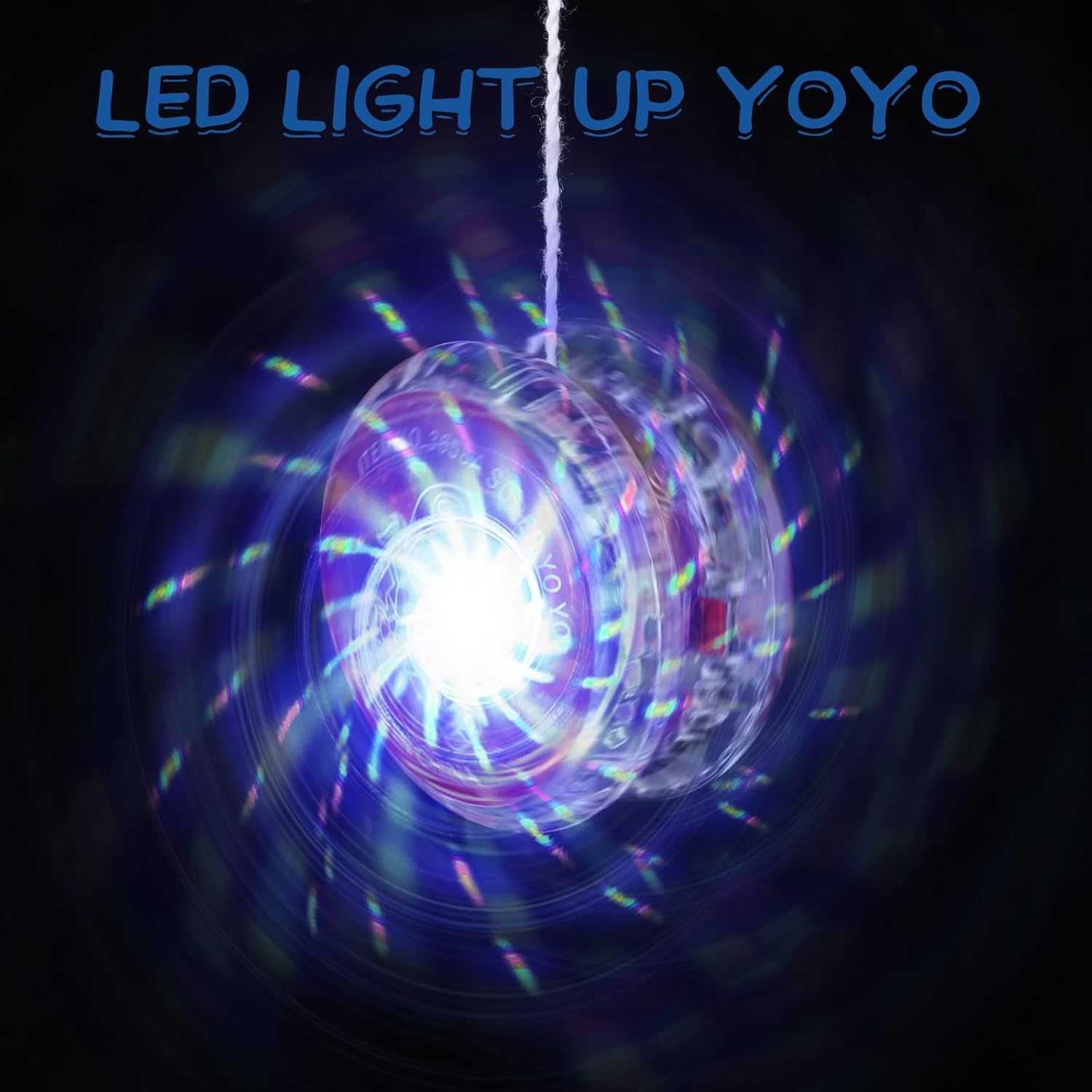 40 Pieces Light up Yo Yo Bulk, LED Responsive Ball Colorul Plastic Light up Party avors or Birthday Bag illers Carnival Prizes