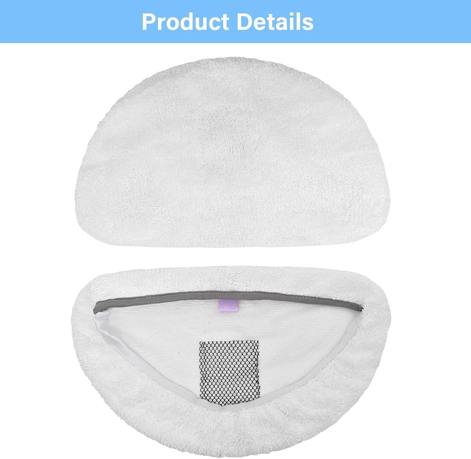 12 Pack 1940 Steam Mop Replacement Pads or Bissell Powerresh Steam Mop 1940 1440 1806 1544 2075 2685A 2814 Series, Model 19402 19404 19408 19409 1940A 1940 1940Q 1940T 1940W B0006 B0017 2075A 15441