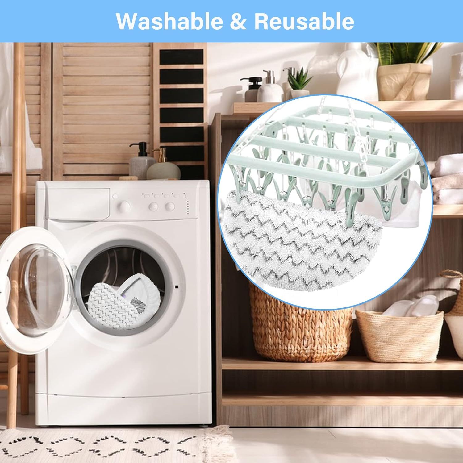 12 Pack 1940 Steam Mop Replacement Pads or Bissell Powerresh Steam Mop 1940 1440 1806 1544 2075 2685A 2814 Series, Model 19402 19404 19408 19409 1940A 1940 1940Q 1940T 1940W B0006 B0017 2075A 15441