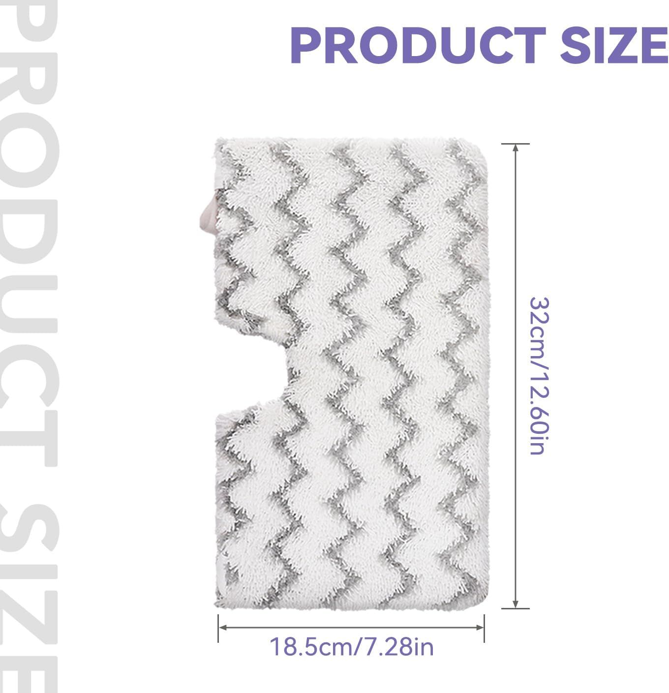 S3501 or Shark Steam Pocket Mop Pads: Washable Steam Mop Replacement Pads or Shark Steamer S3601D S3601 S3801CO S3901 S3550 SE450 6Pack